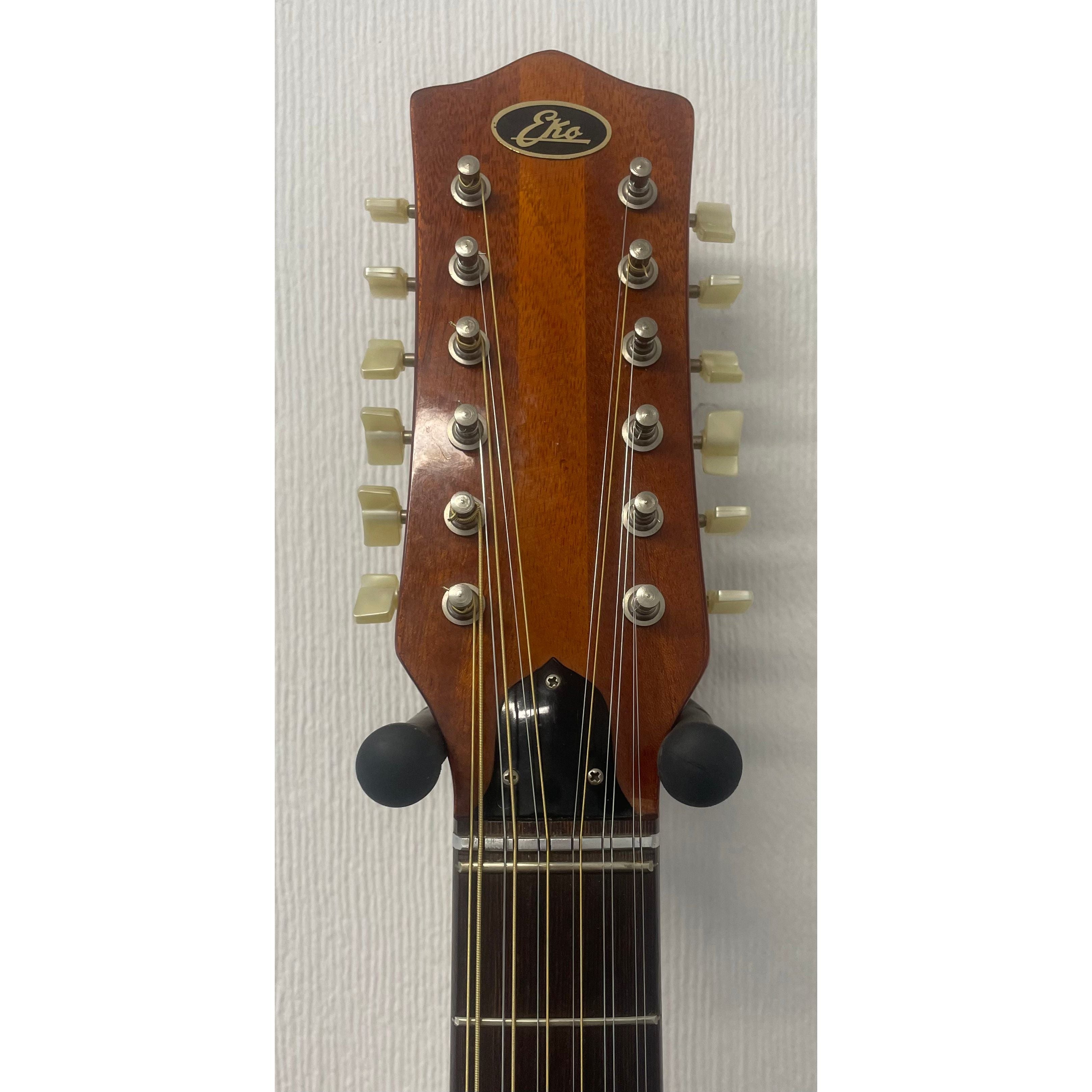 Eko Navajo 12 String Acoustic Guitar, Made in Italy, 1970's, with Hardcase Pre-Owned