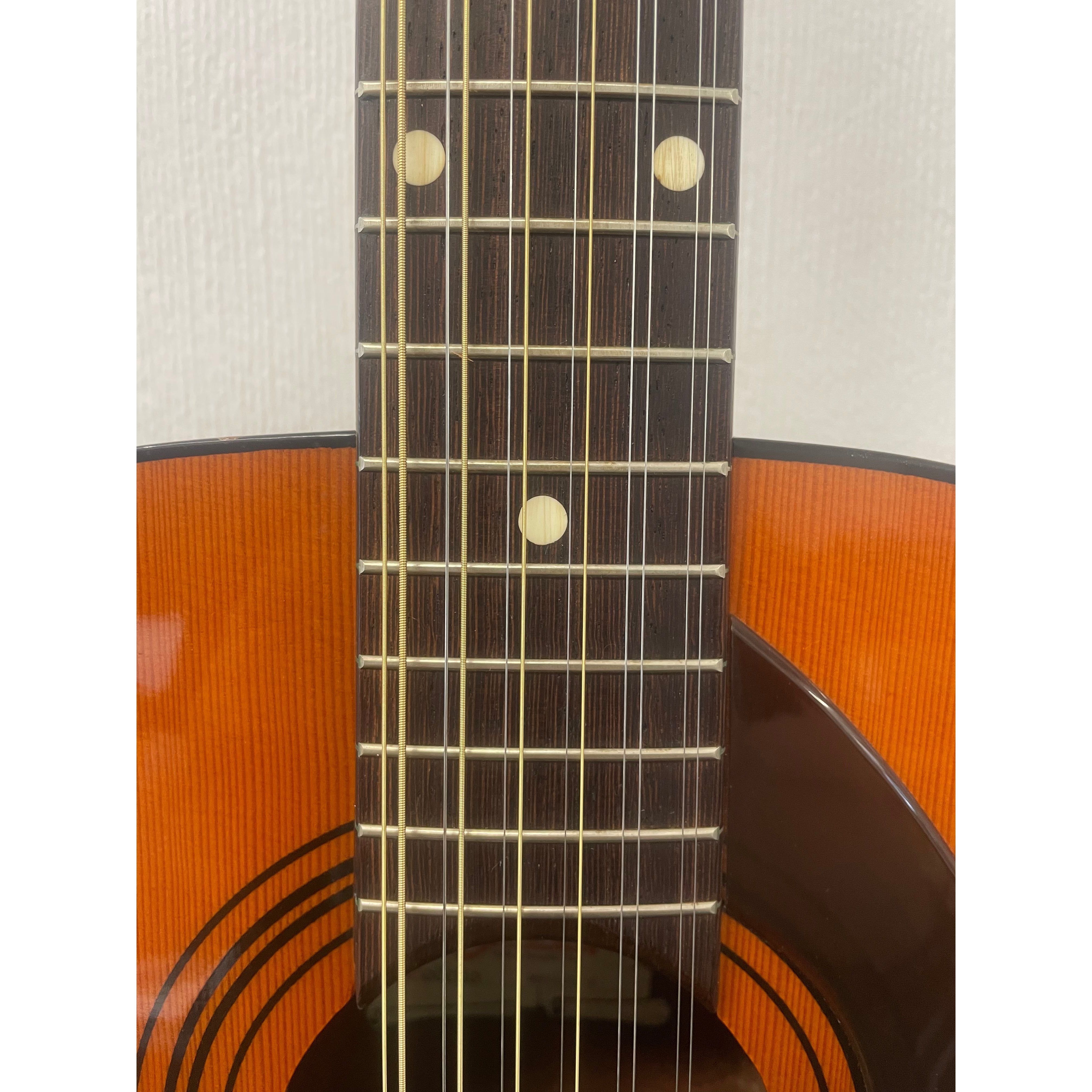 Eko Navajo 12 String Acoustic Guitar, Made in Italy, 1970's, with Hardcase Pre-Owned
