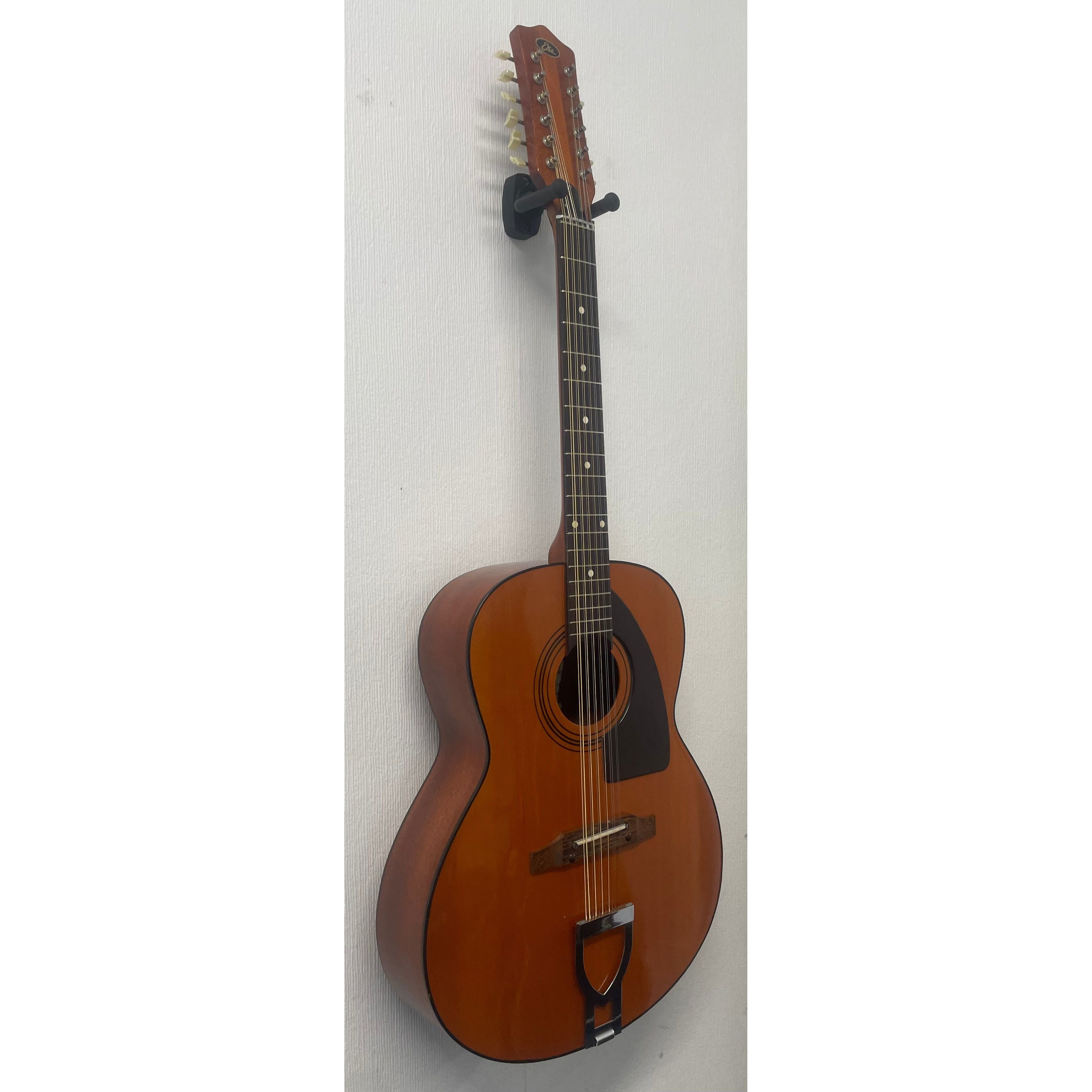 Eko Navajo 12 String Acoustic Guitar, Made in Italy, 1970's, with Hardcase Pre-Owned