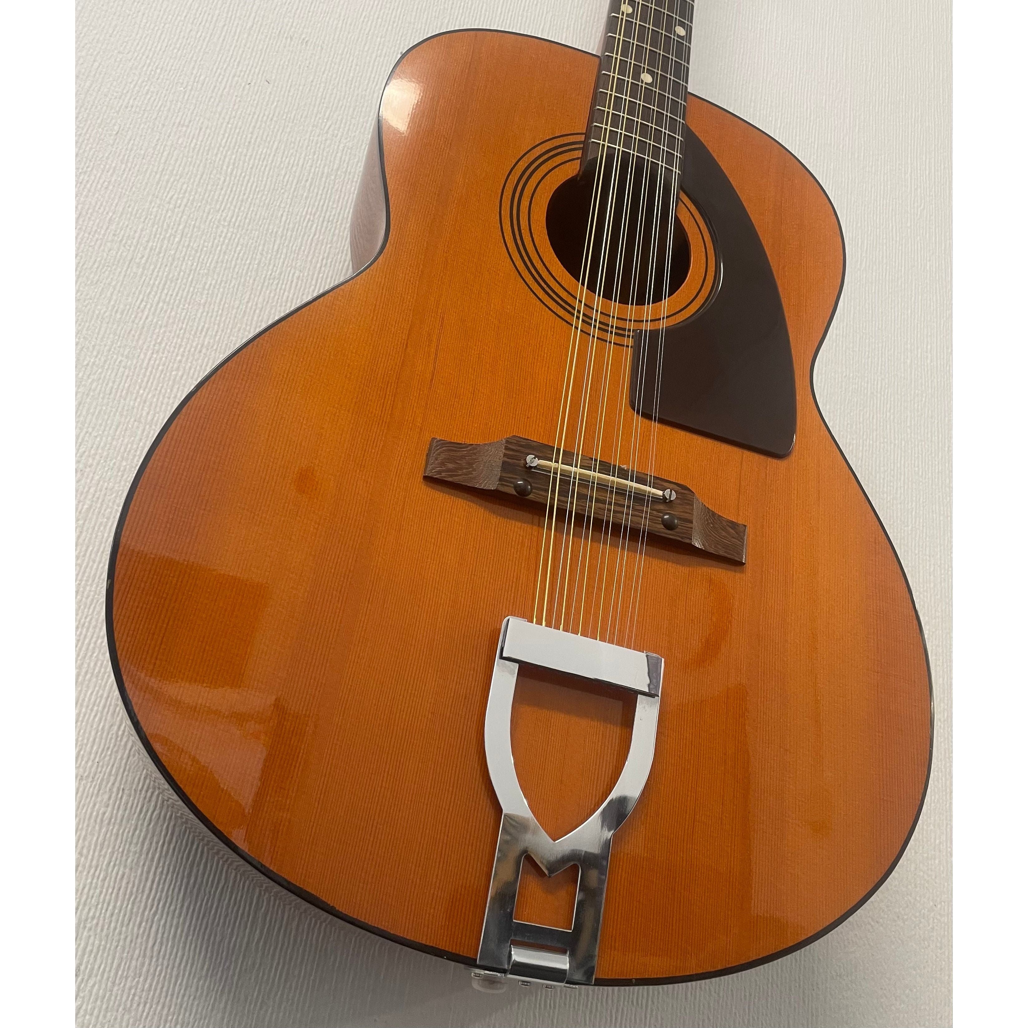 Eko Navajo 12 String Acoustic Guitar, Made in Italy, 1970's, with Hardcase Pre-Owned