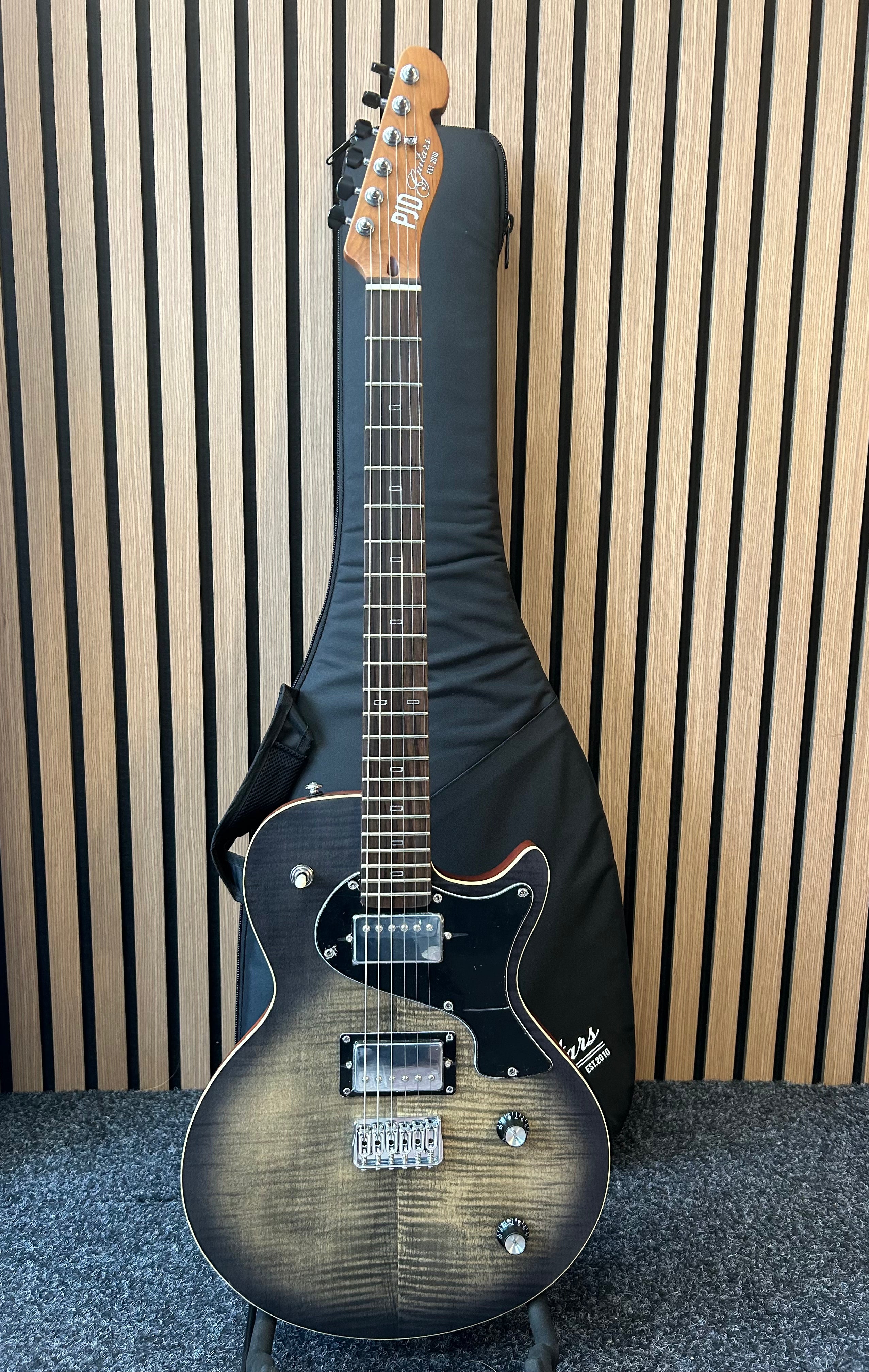 PJD Guitars Carey Orgin Series Pro in Charcoal Burst