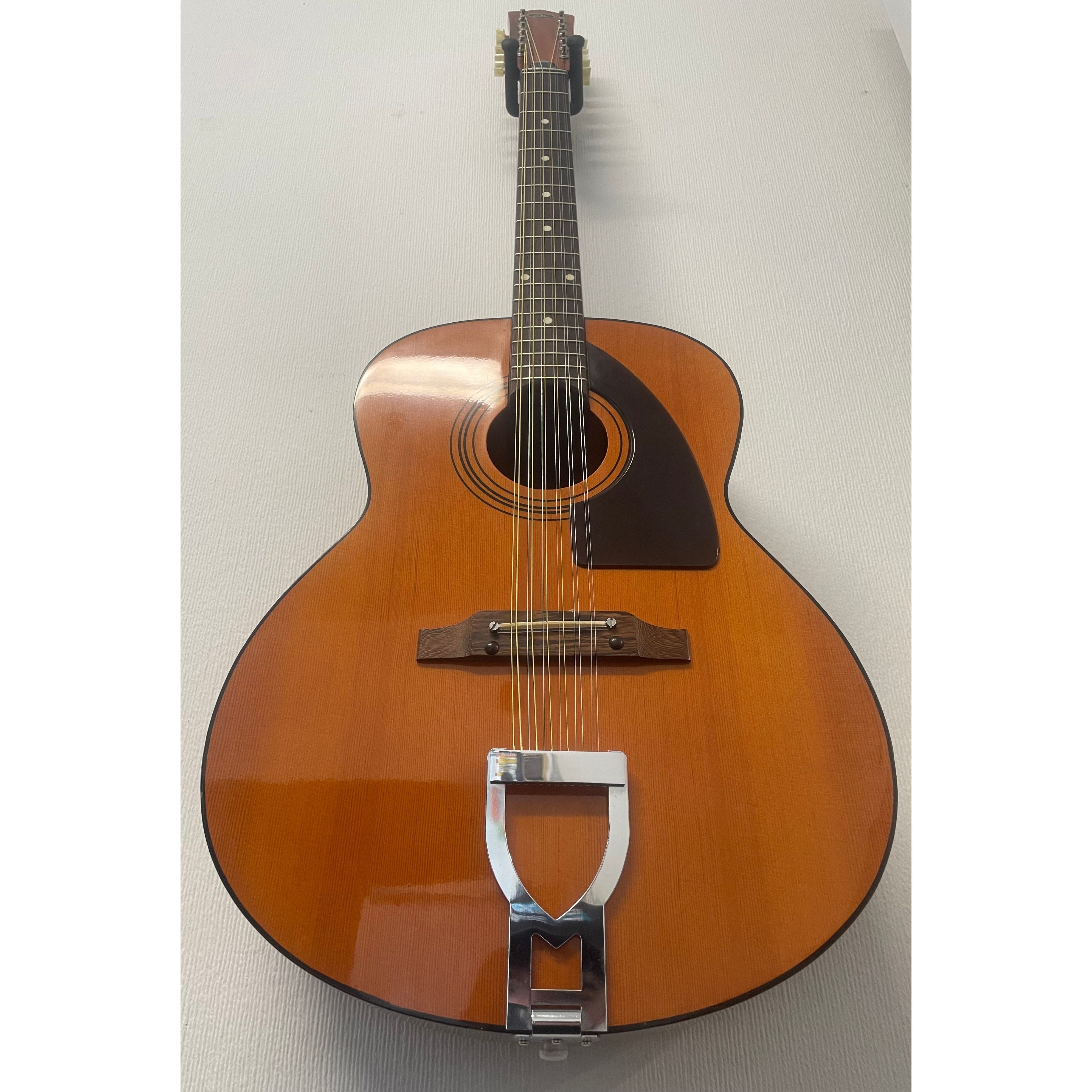 Eko Navajo 12 String Acoustic Guitar, Made in Italy, 1970's, with Hardcase Pre-Owned
