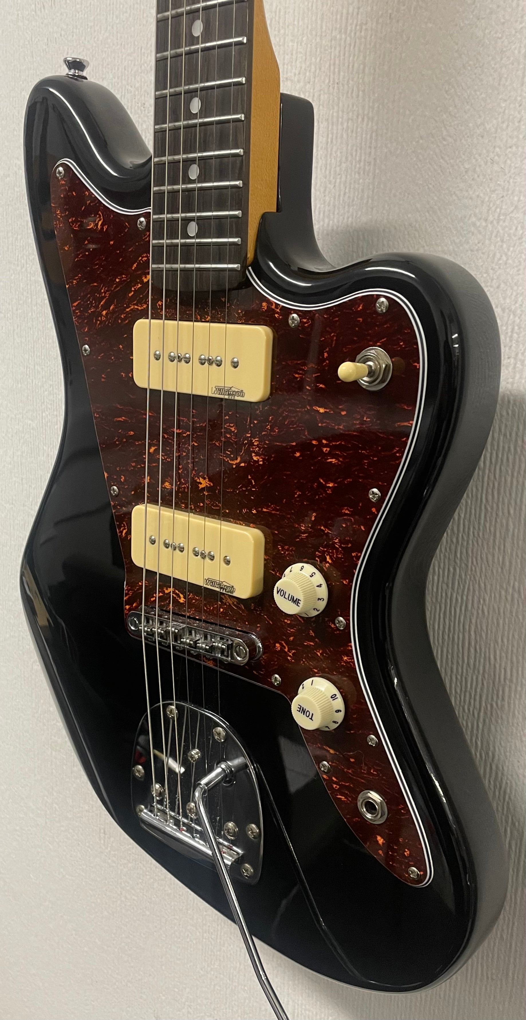 Vintage V65 ReIssued Series Vibrato Electric Guitar in Gloss Black Pre-Owned