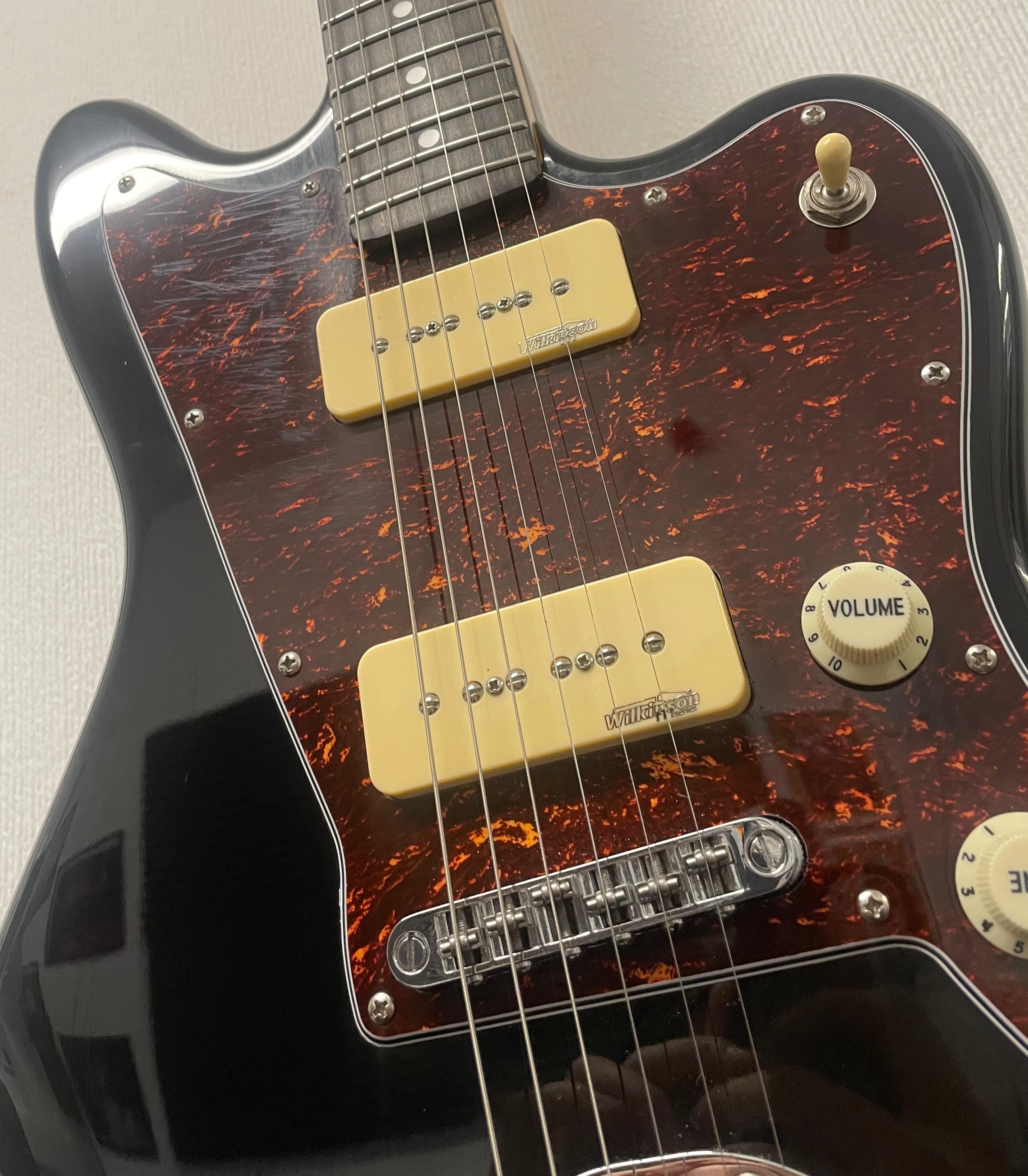 Vintage V65 ReIssued Series Vibrato Electric Guitar in Gloss Black Pre-Owned