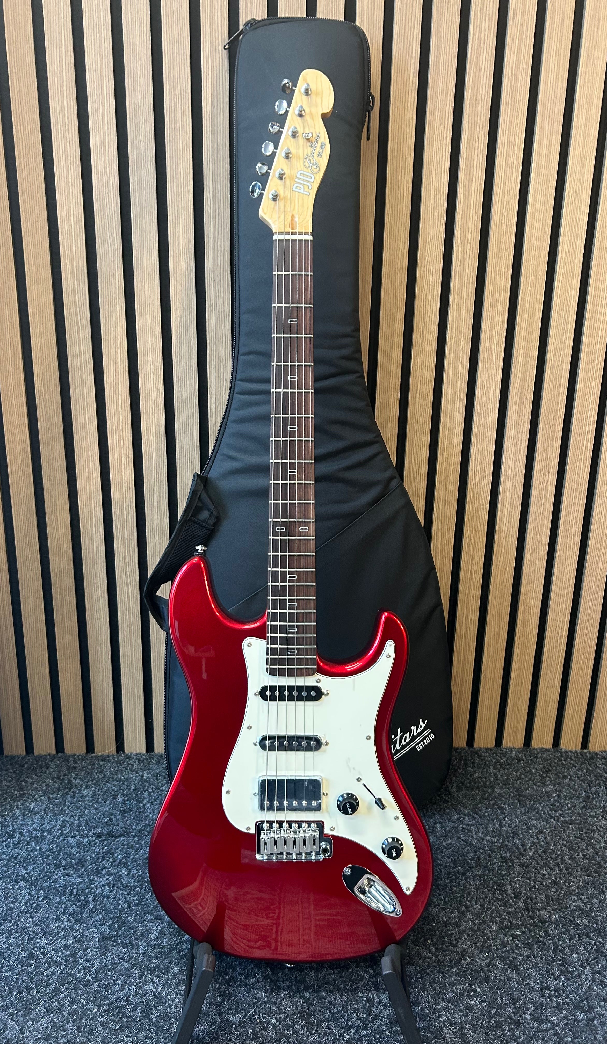 PJD Guitars Woodford Orgin Series Standard in Candy Apple Red