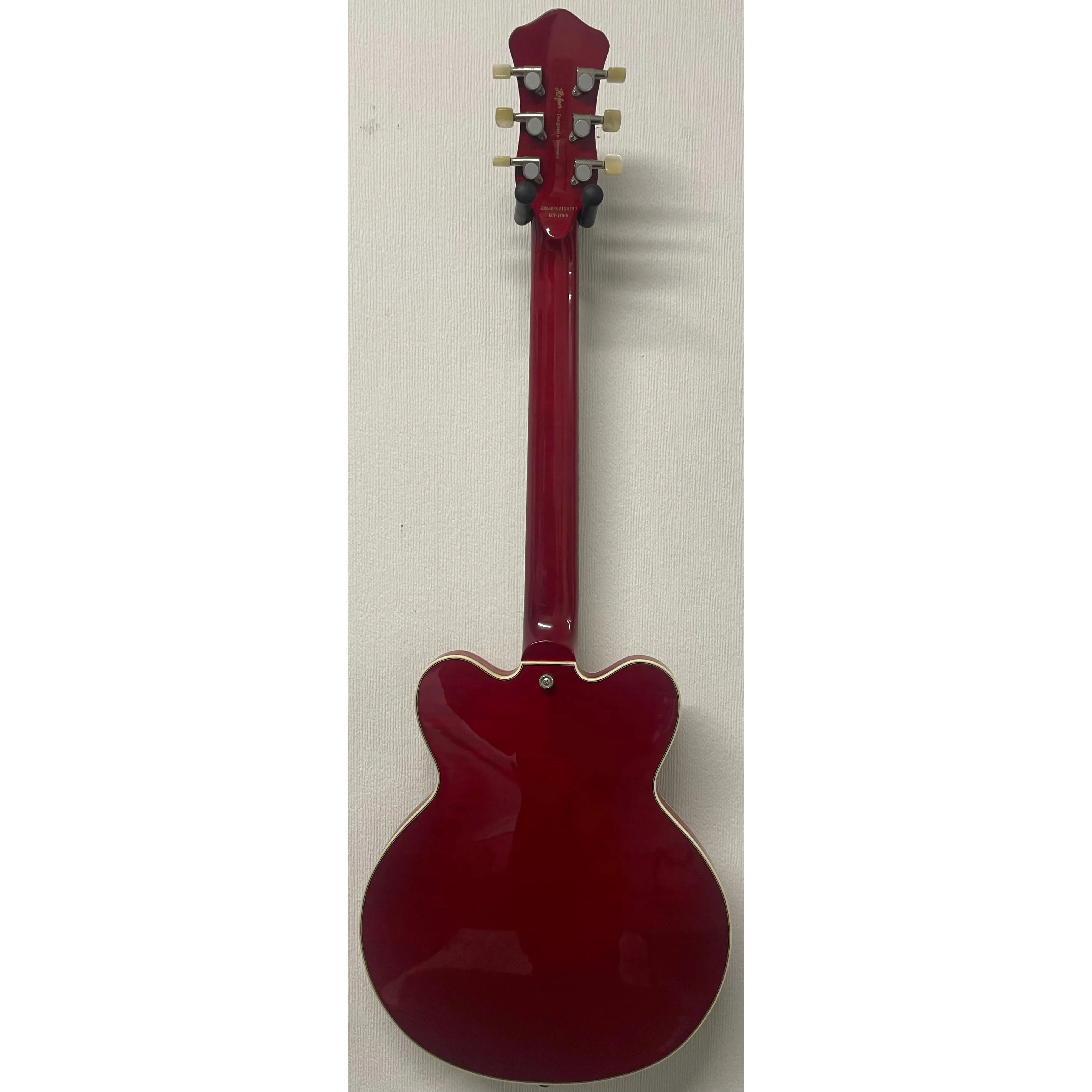Hofner Verythin Contemporary Standard D Electric Guitar in Cherry Red Pre-Owned