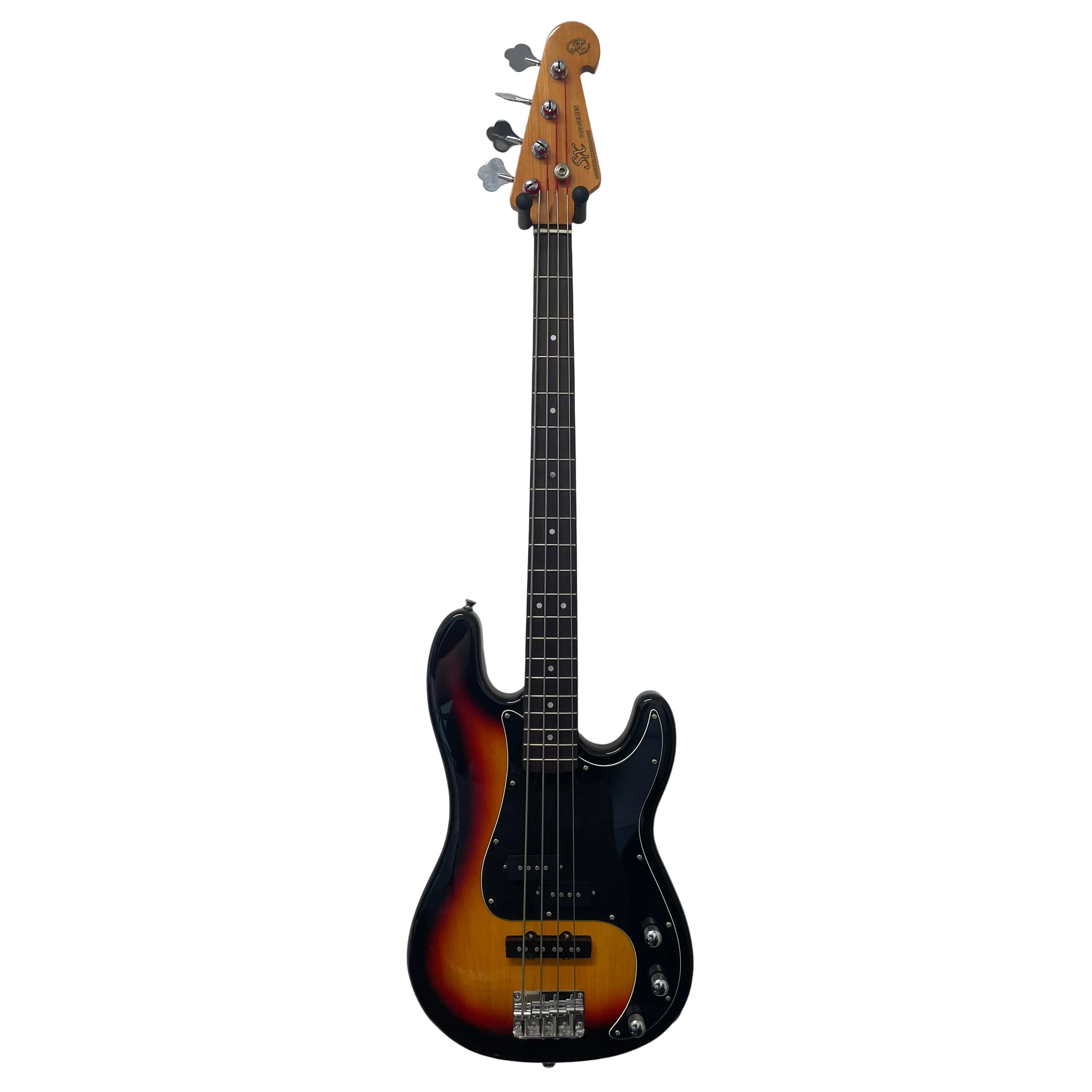 SX PJ-Style Bass Guitar VTG Series in Sunburst fitted with Flatwound Strings Pre-Owned