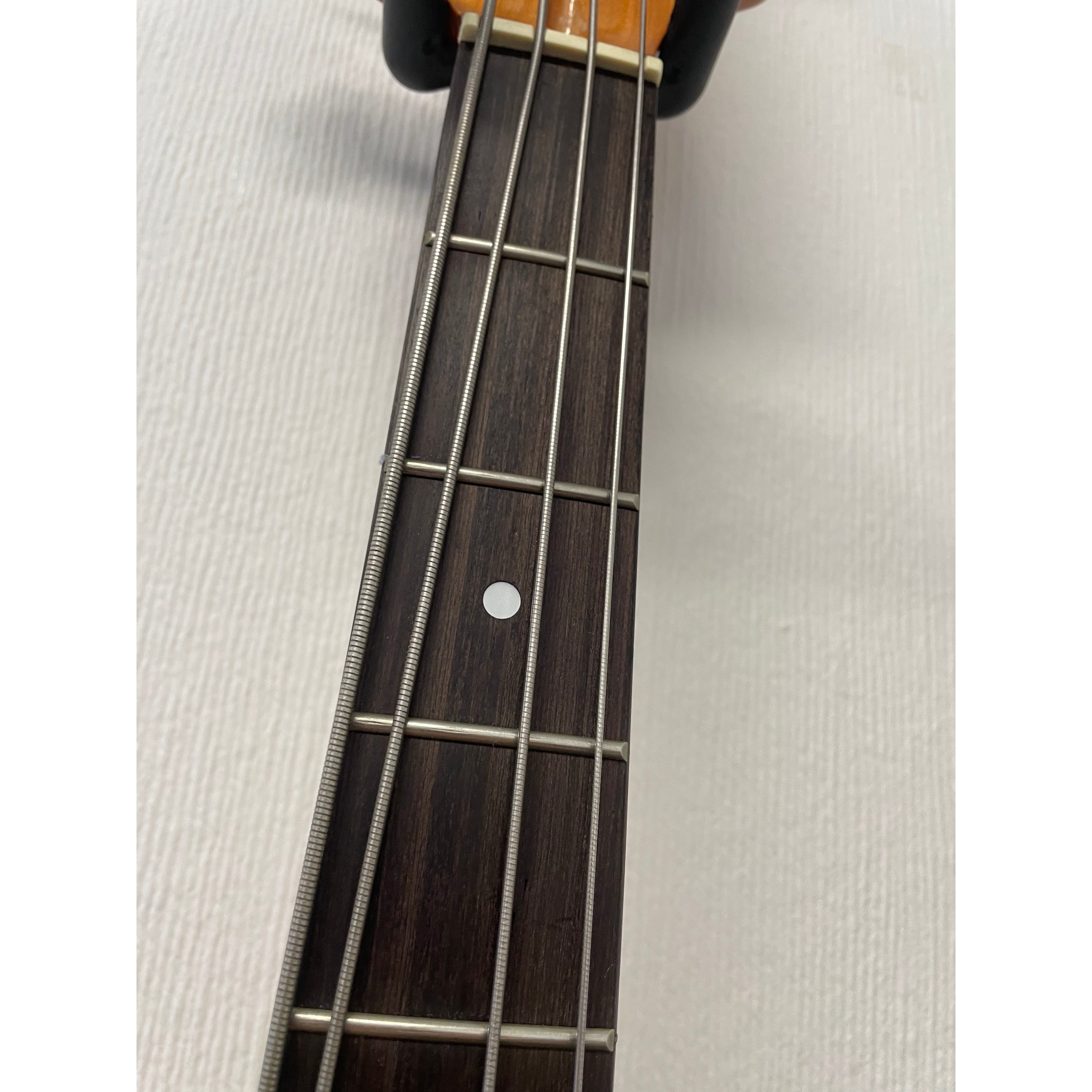 SX PJ-Style Bass Guitar VTG Series in Sunburst fitted with Flatwound Strings Pre-Owned