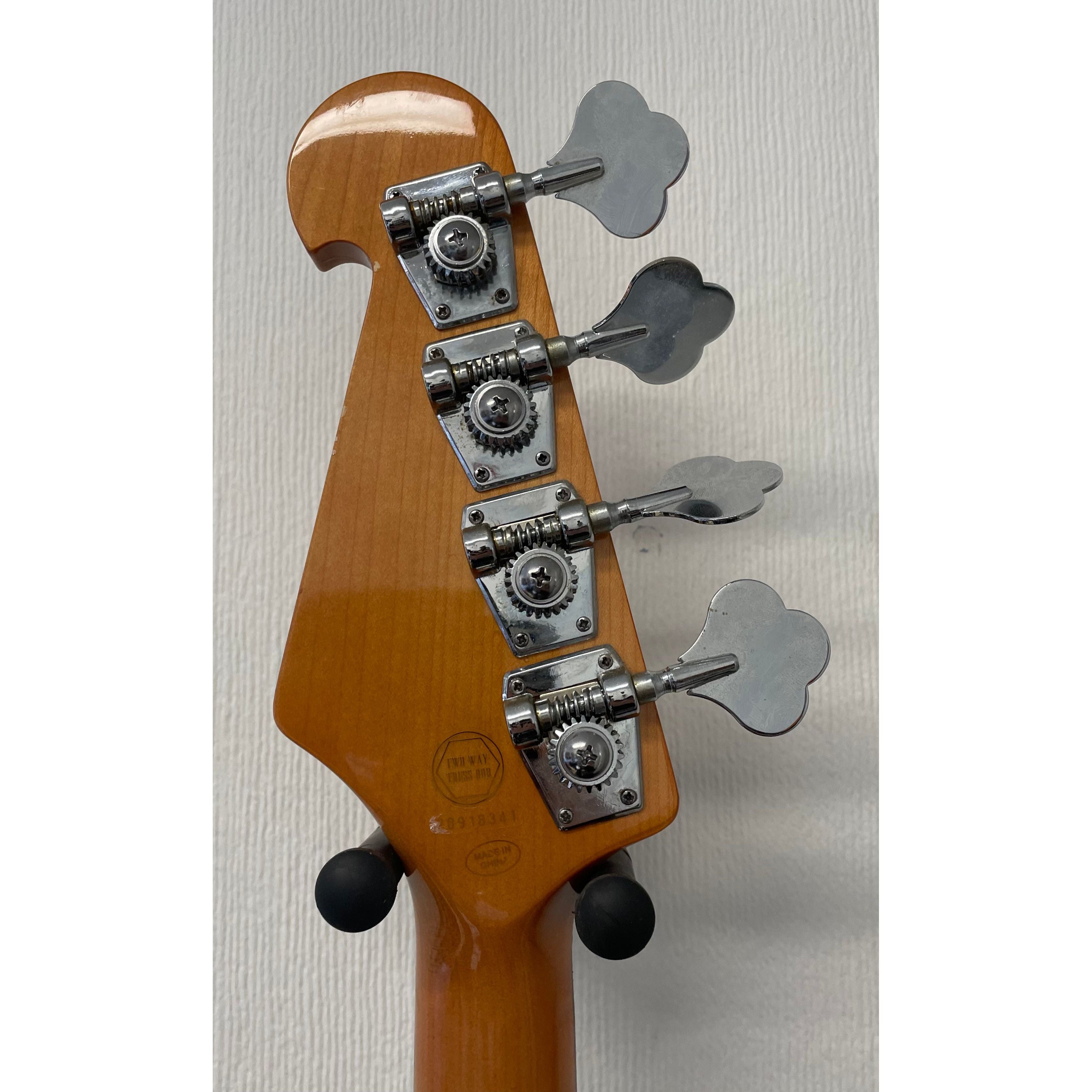 SX PJ-Style Bass Guitar VTG Series in Sunburst fitted with Flatwound Strings Pre-Owned