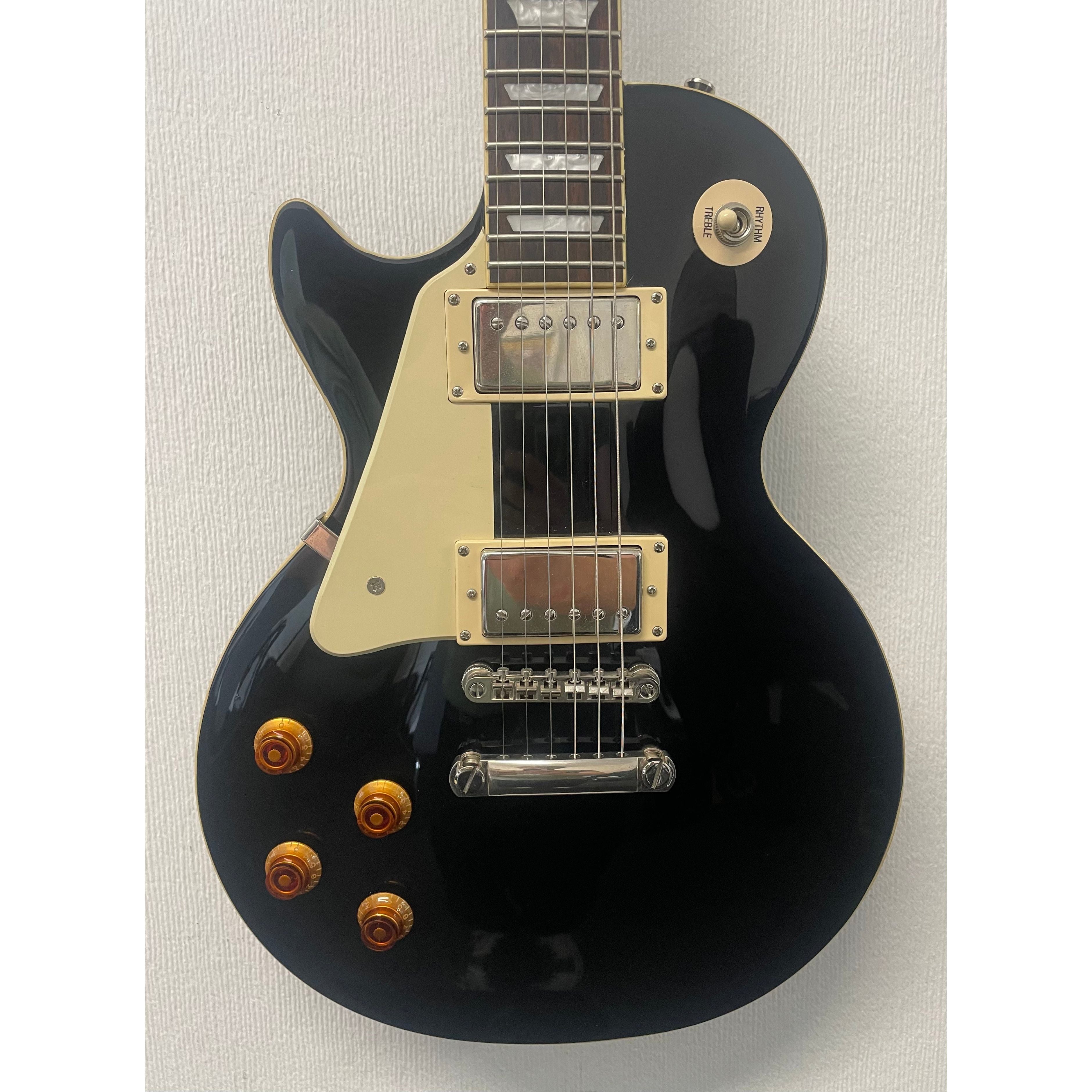 Epiphone Les Paul Standard Left Handed Electric Guitar in Gloss Black Pre-Owned