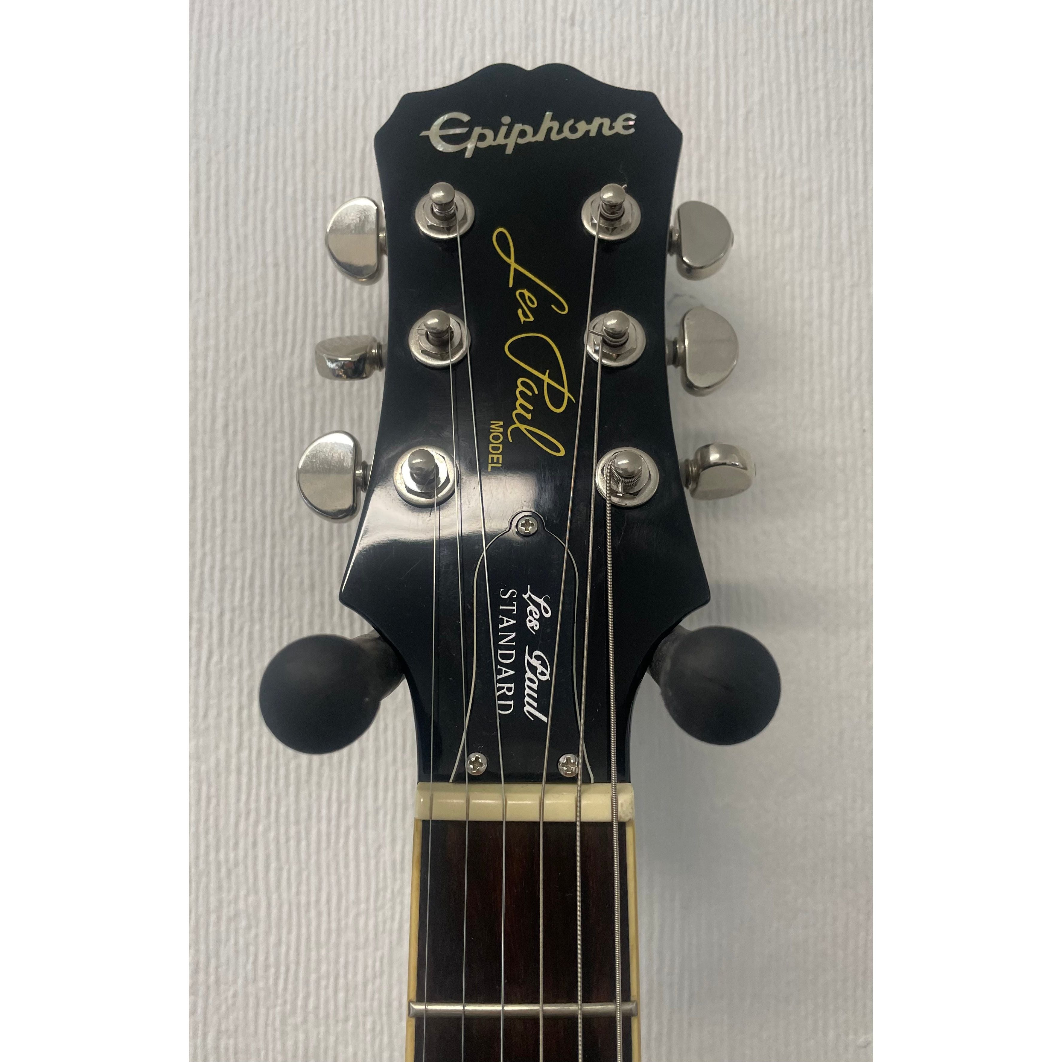 Epiphone Les Paul Standard Left Handed Electric Guitar in Gloss Black Pre-Owned