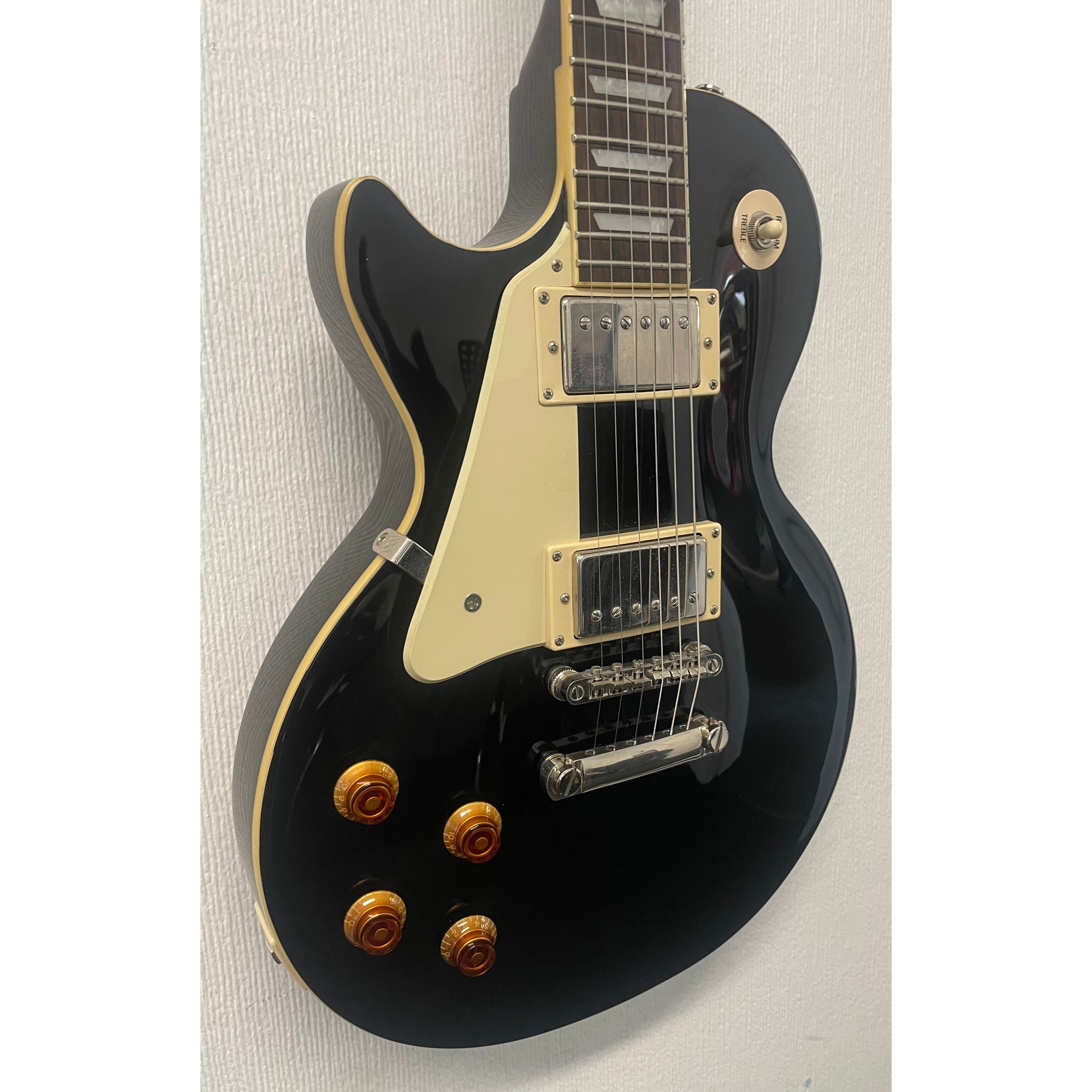 Epiphone Les Paul Standard Left Handed Electric Guitar in Gloss Black Pre-Owned
