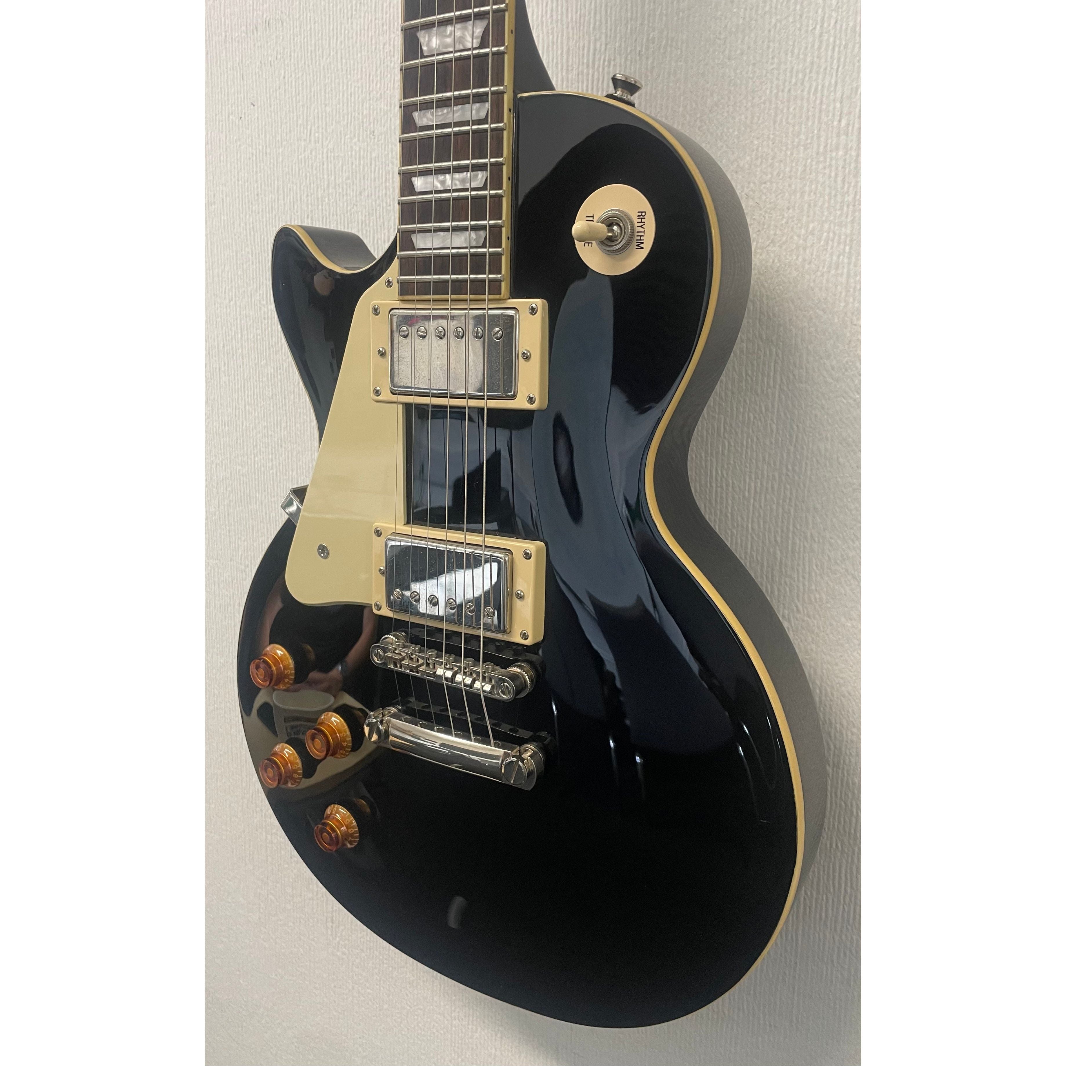 Epiphone Les Paul Standard Left Handed Electric Guitar in Gloss Black Pre-Owned