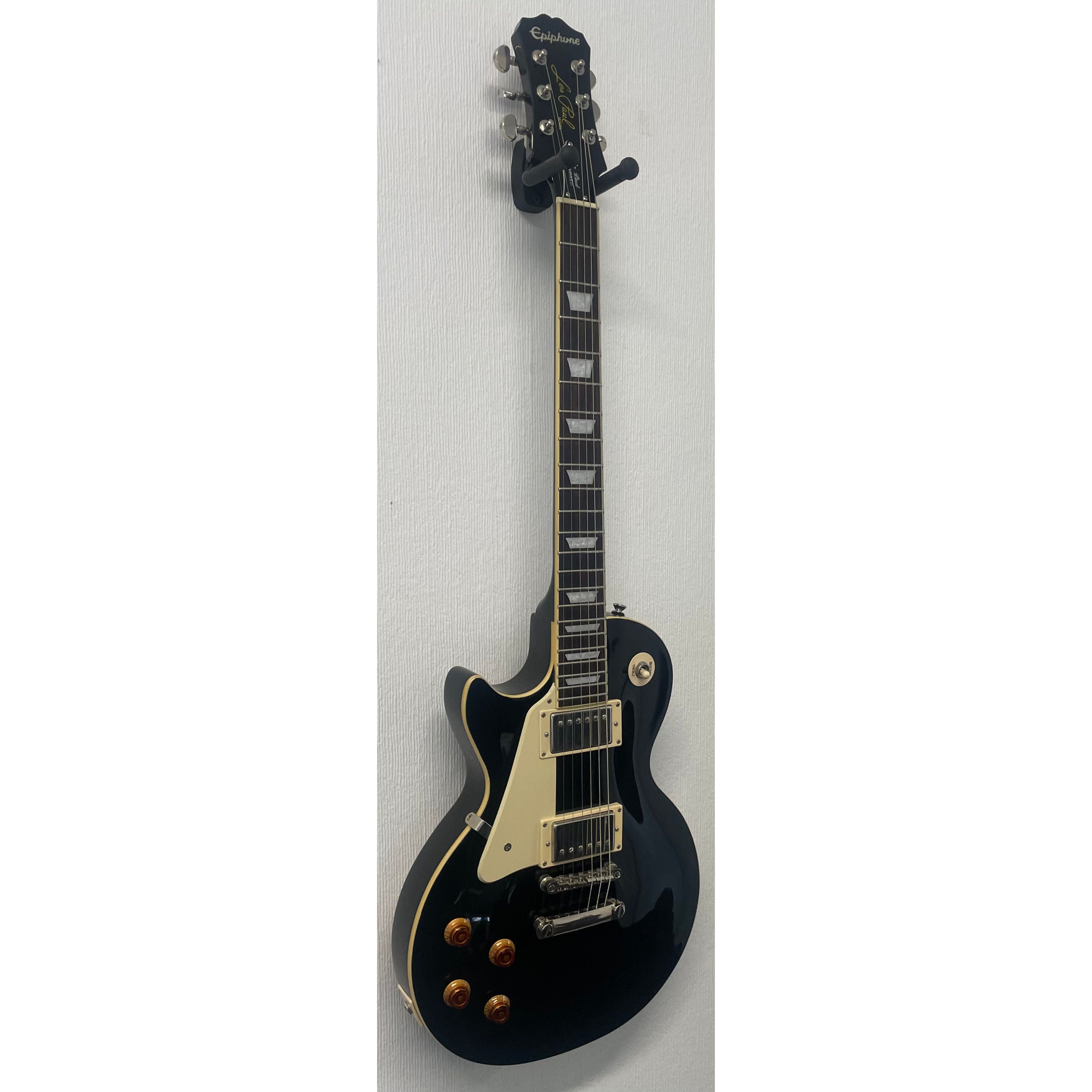 Epiphone Les Paul Standard Left Handed Electric Guitar in Gloss Black Pre-Owned