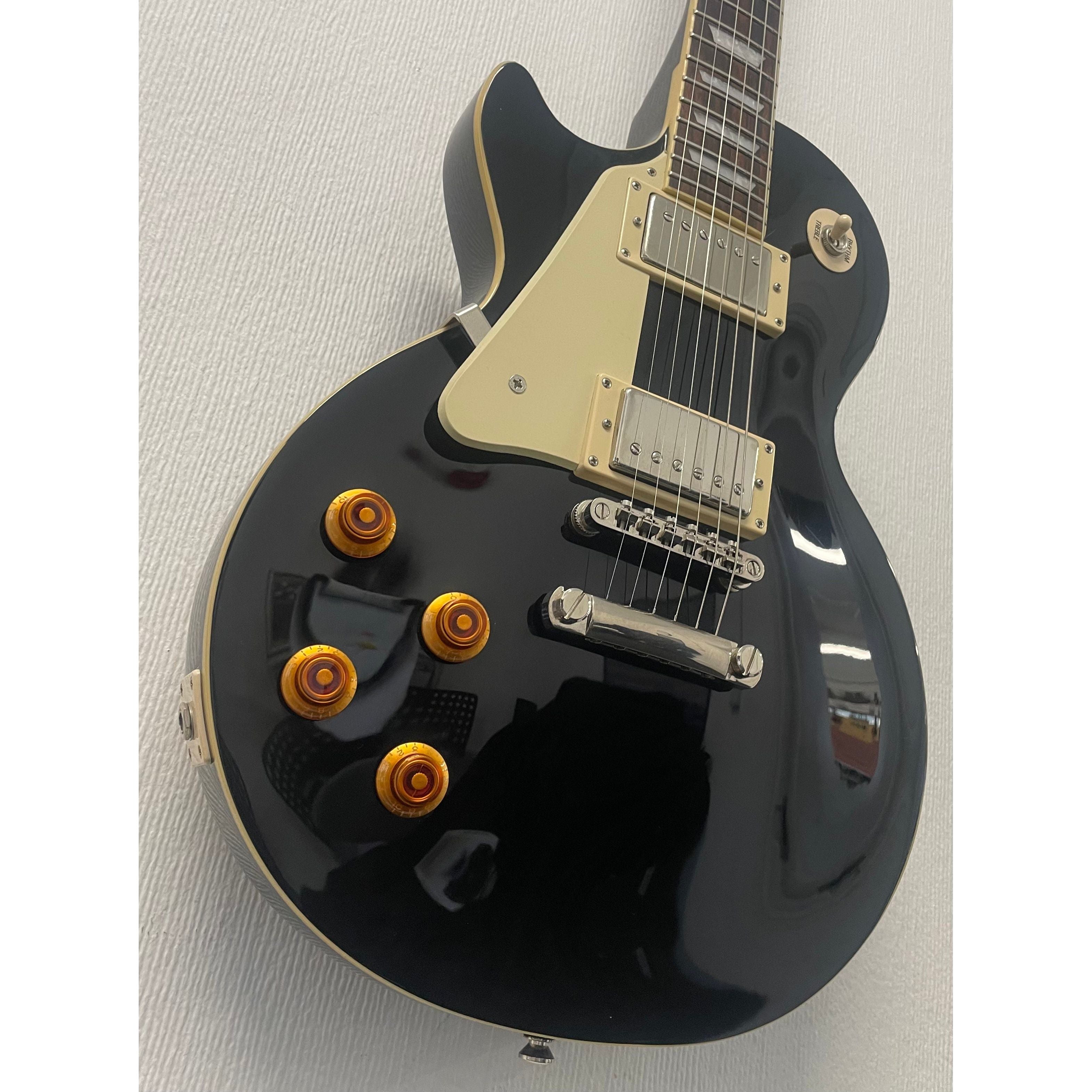 Epiphone Les Paul Standard Left Handed Electric Guitar in Gloss Black Pre-Owned