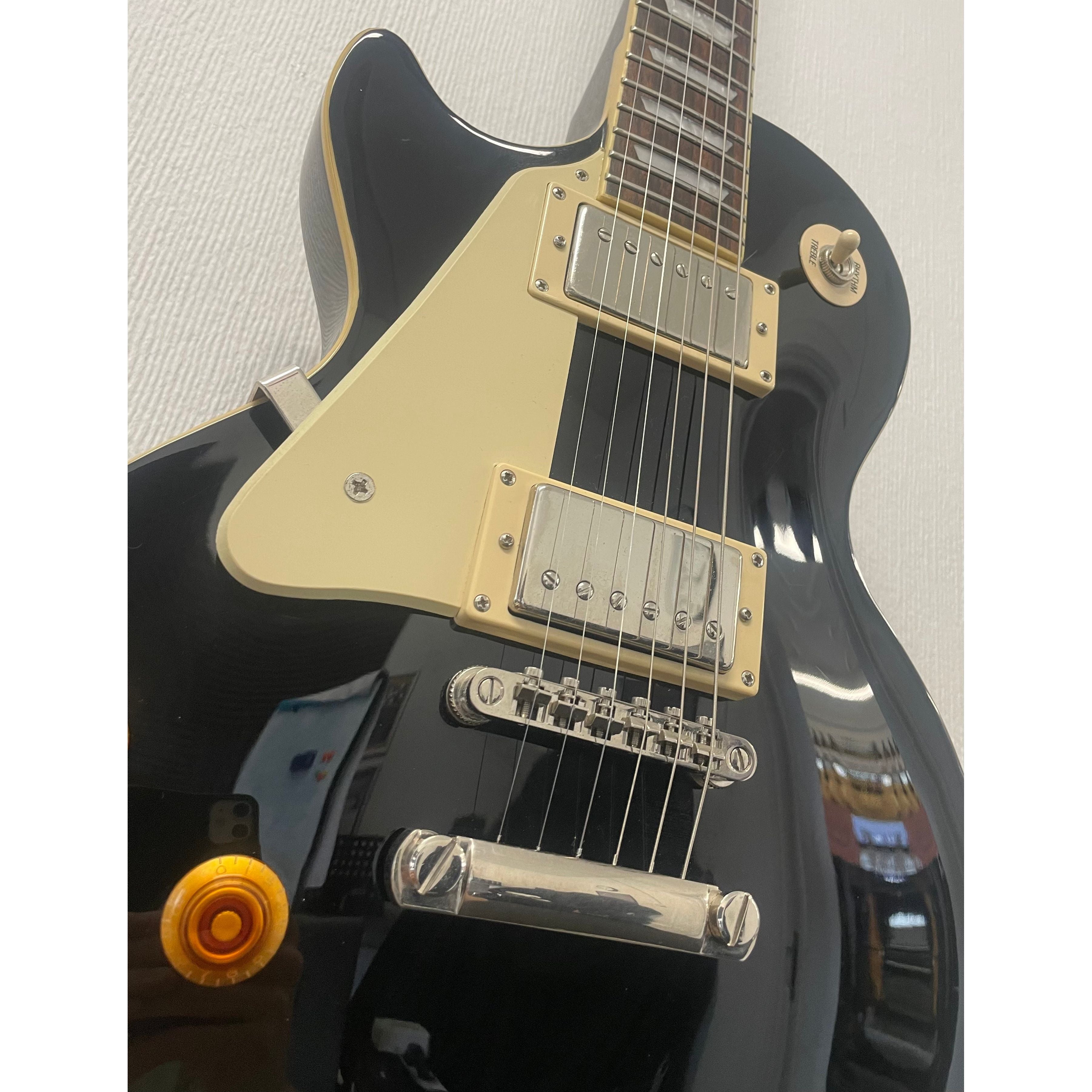 Epiphone Les Paul Standard Left Handed Electric Guitar in Gloss Black Pre-Owned