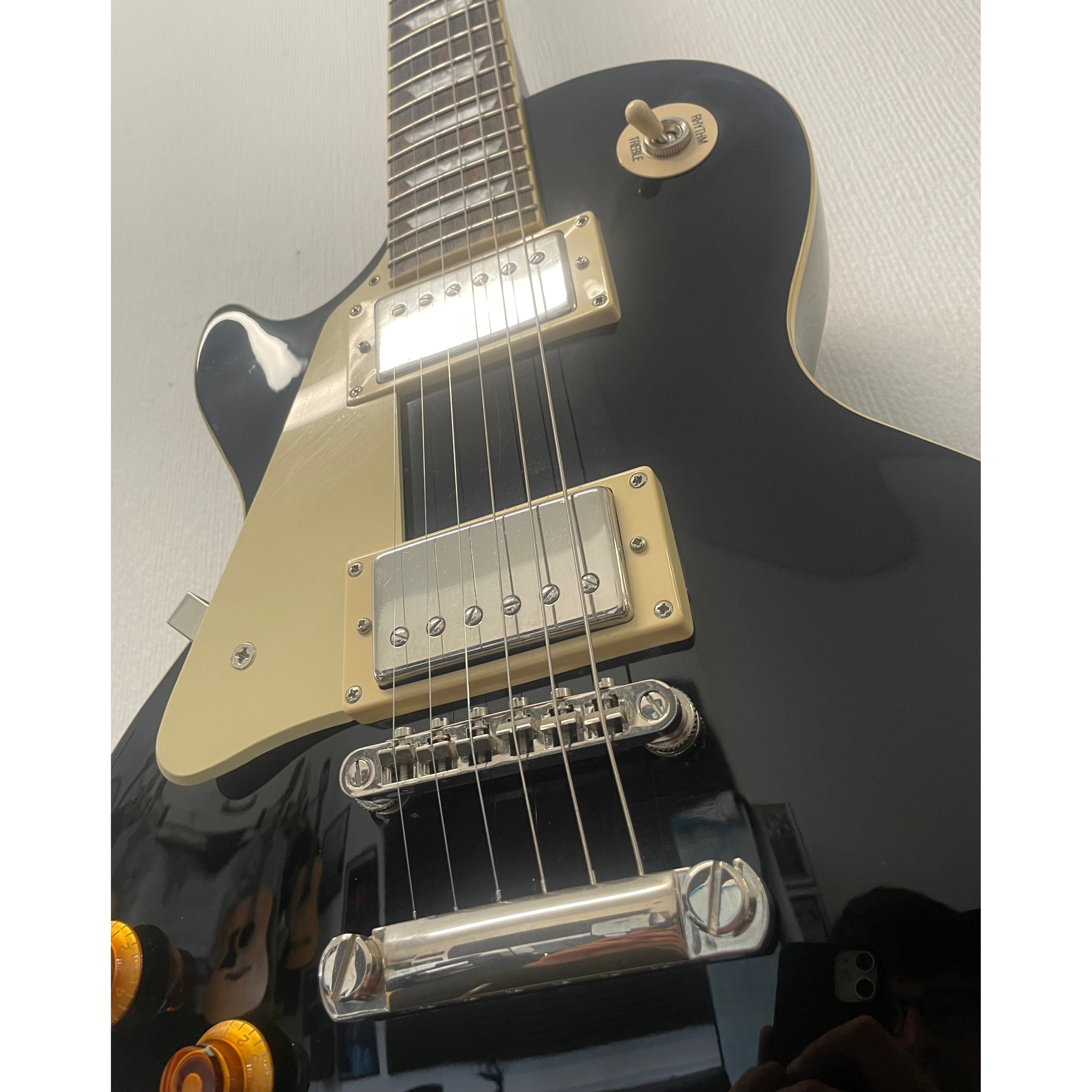 Epiphone Les Paul Standard Left Handed Electric Guitar in Gloss Black Pre-Owned