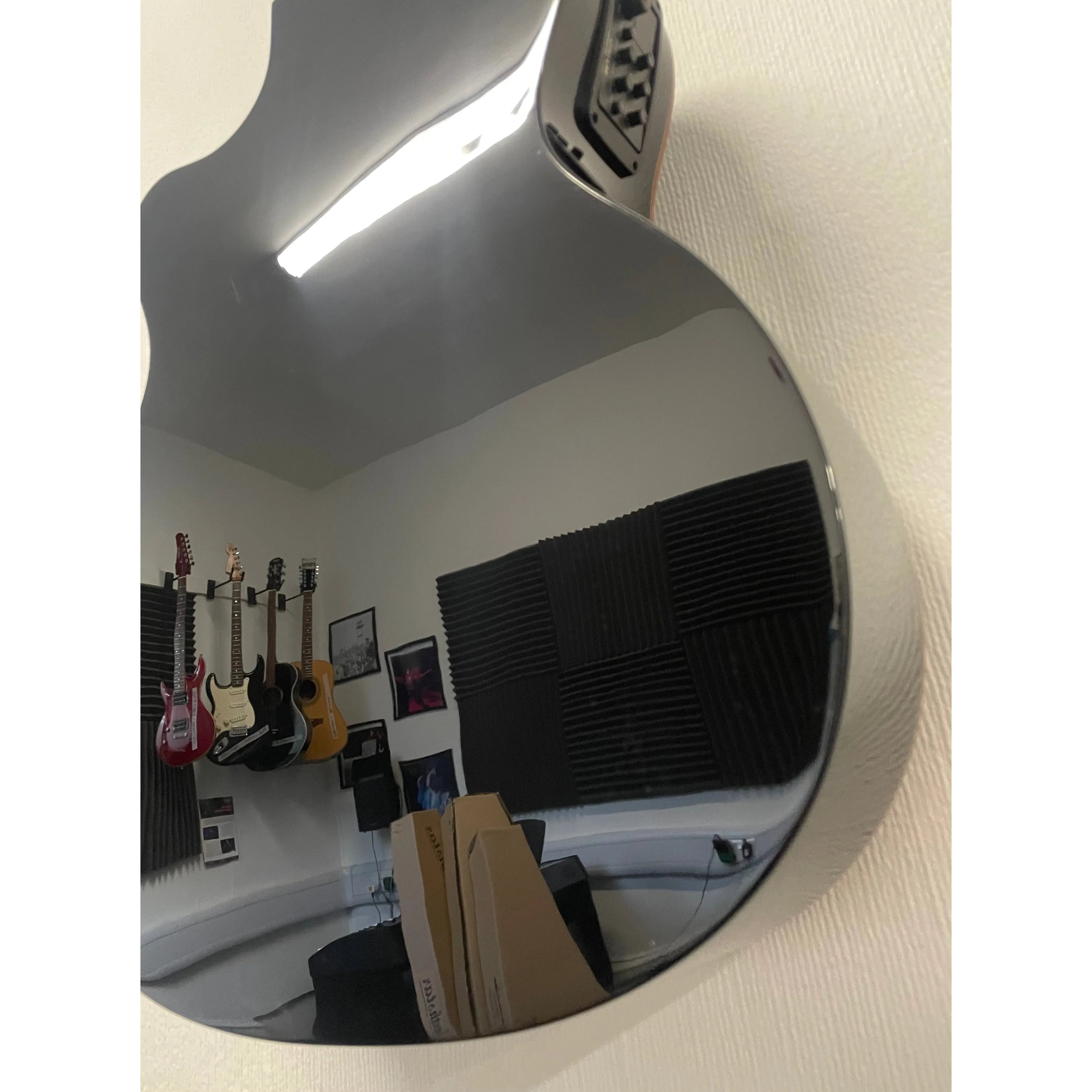 LAG Tramontane 118 Electro Acoustic Guitar Auditorium Bevel Cutaway in Black *B STOCK*