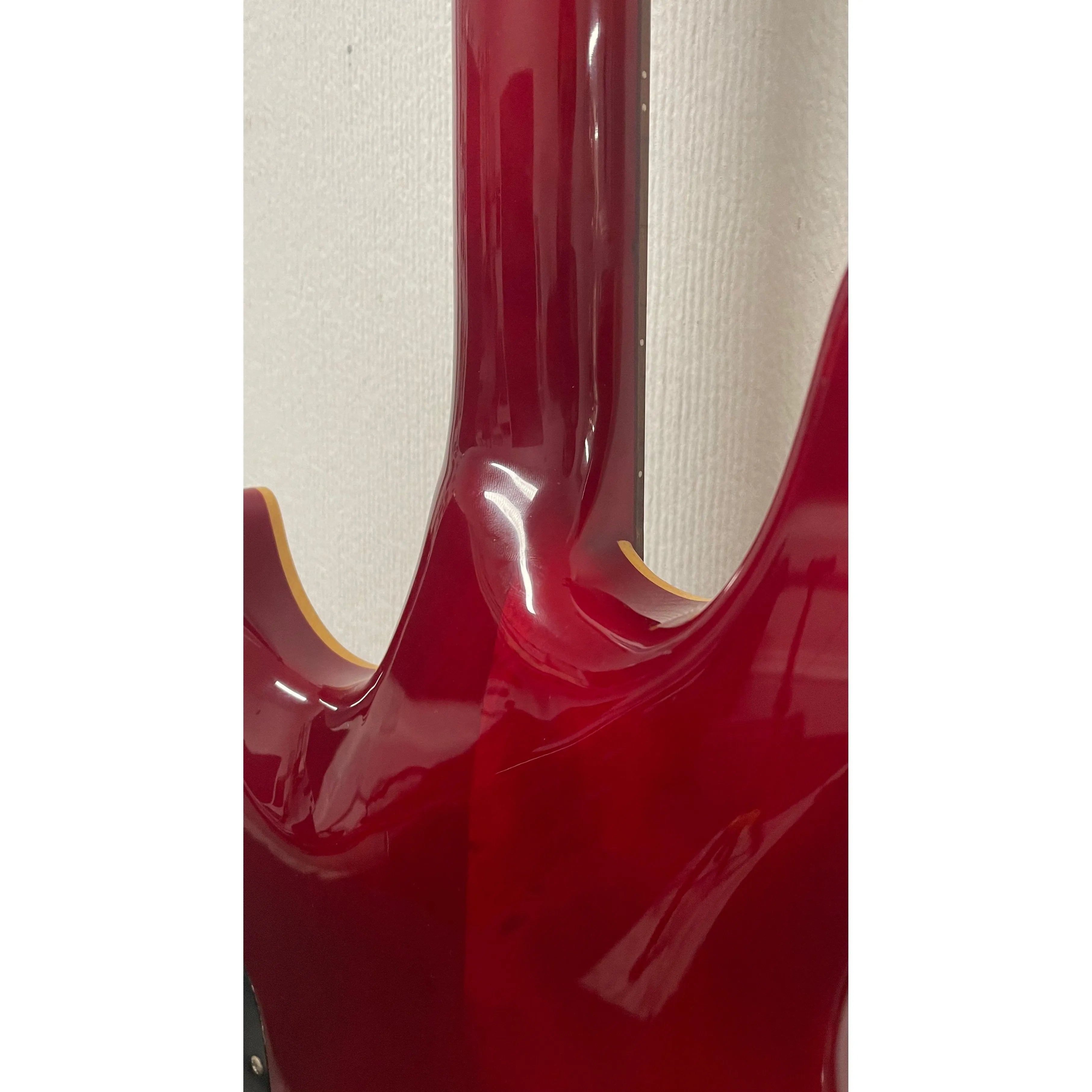 Shine HH Electric Guitar with Flamed Maple Top in Red Pre-Owned