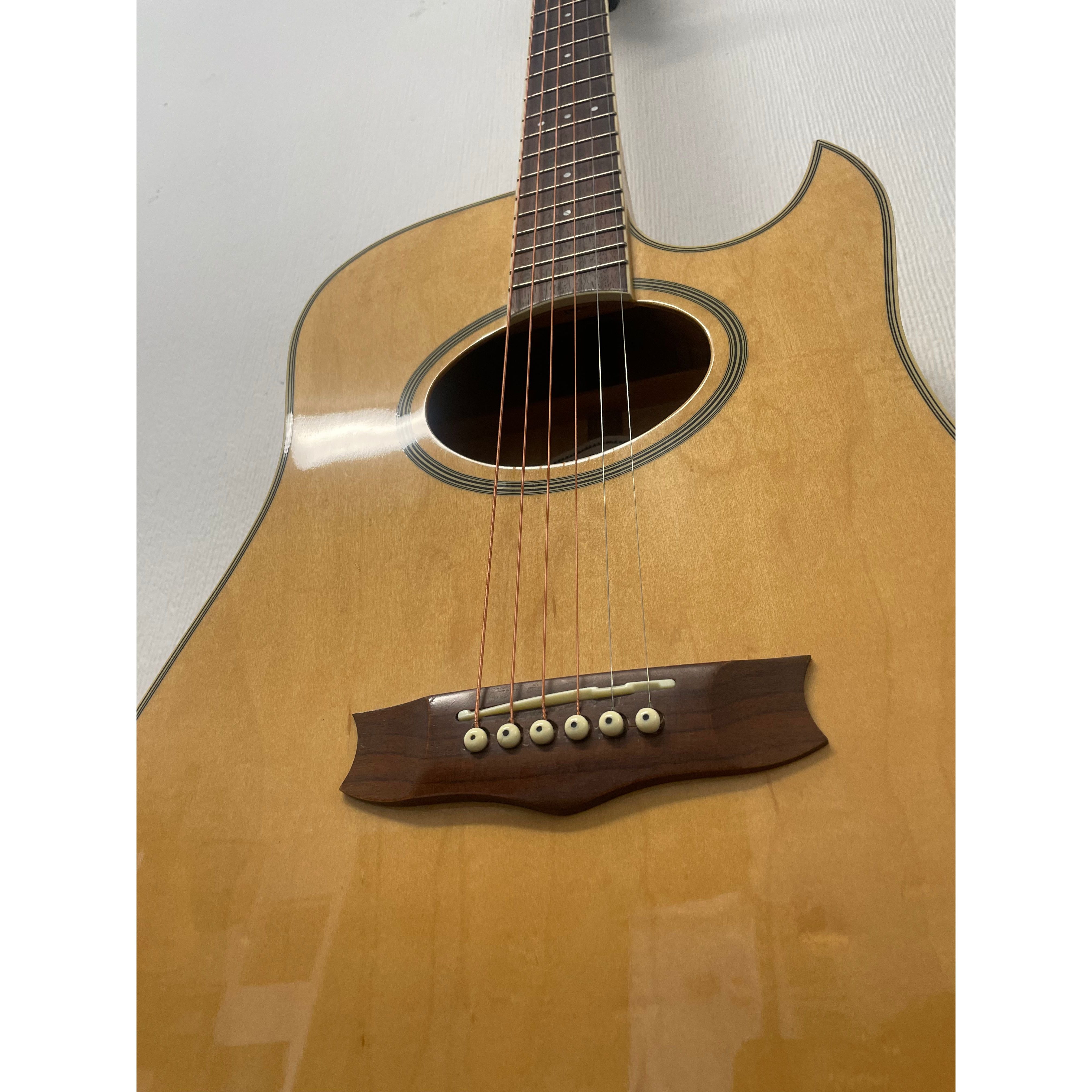 Vantage VS40 CEM Electro Acoustic Guitar in Natural Gloss with Epiphone Hardcase Pre-Owned
