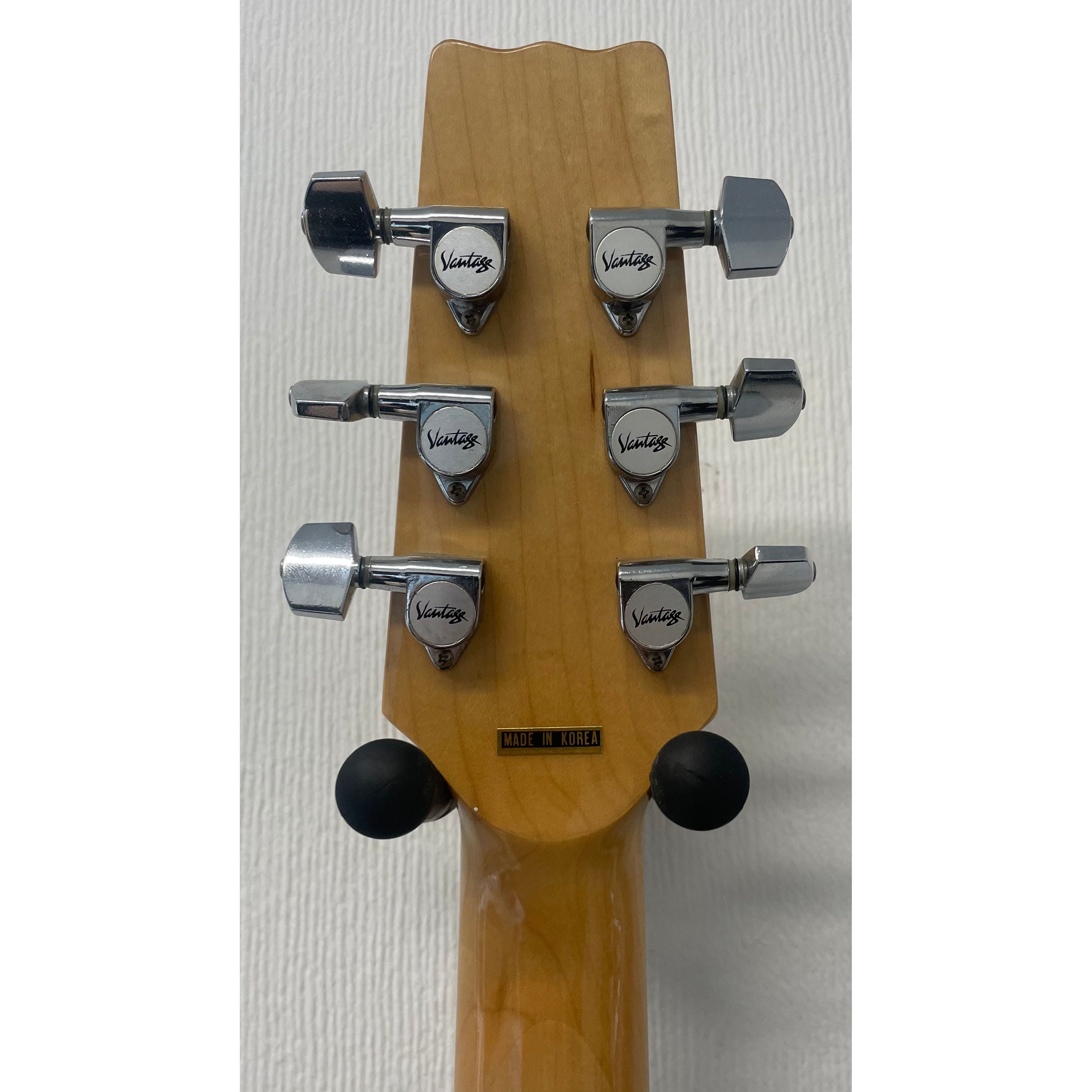 Vantage VS40 CEM Electro Acoustic Guitar in Natural Gloss with Epiphone Hardcase Pre-Owned