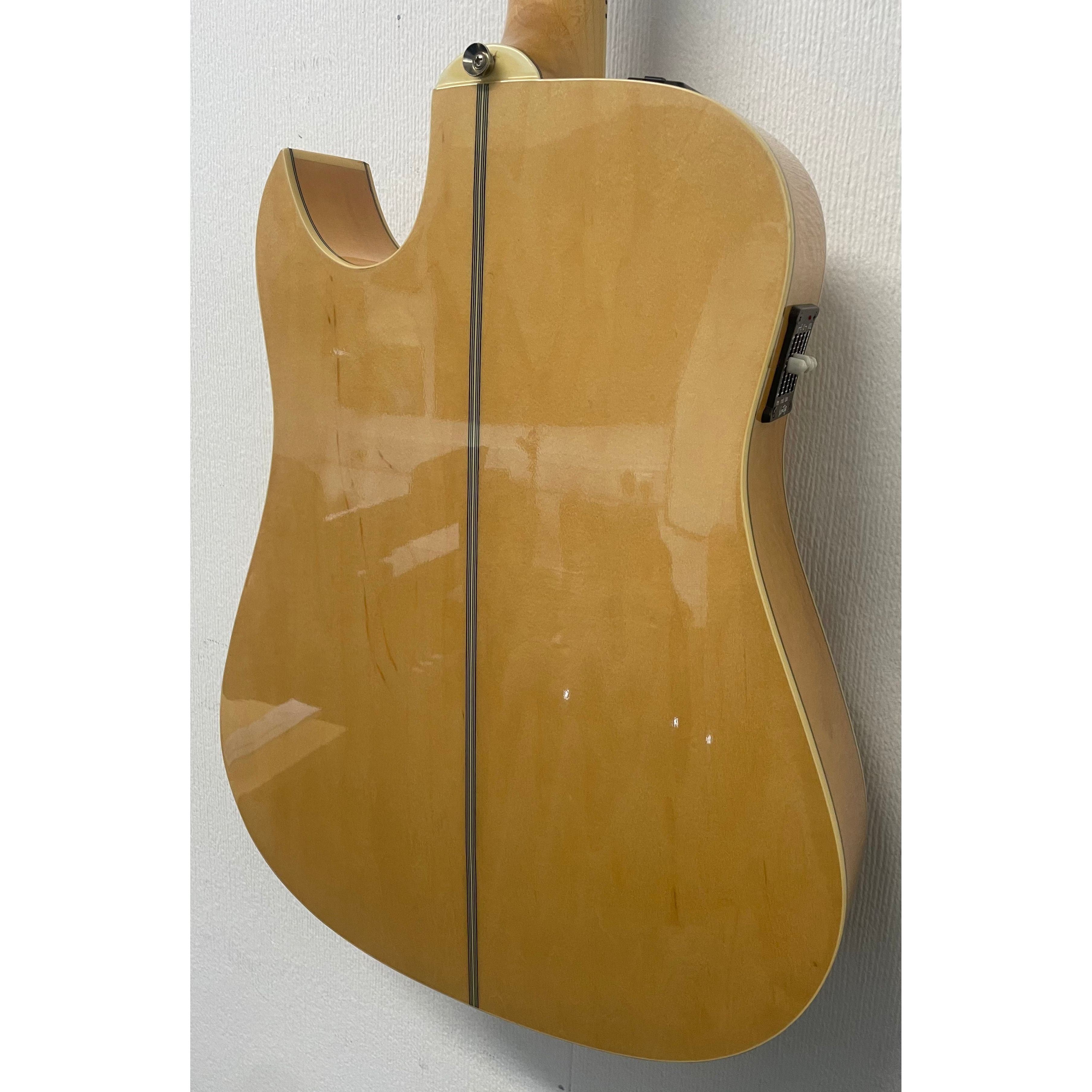 Vantage VS40 CEM Electro Acoustic Guitar in Natural Gloss with Epiphone Hardcase Pre-Owned