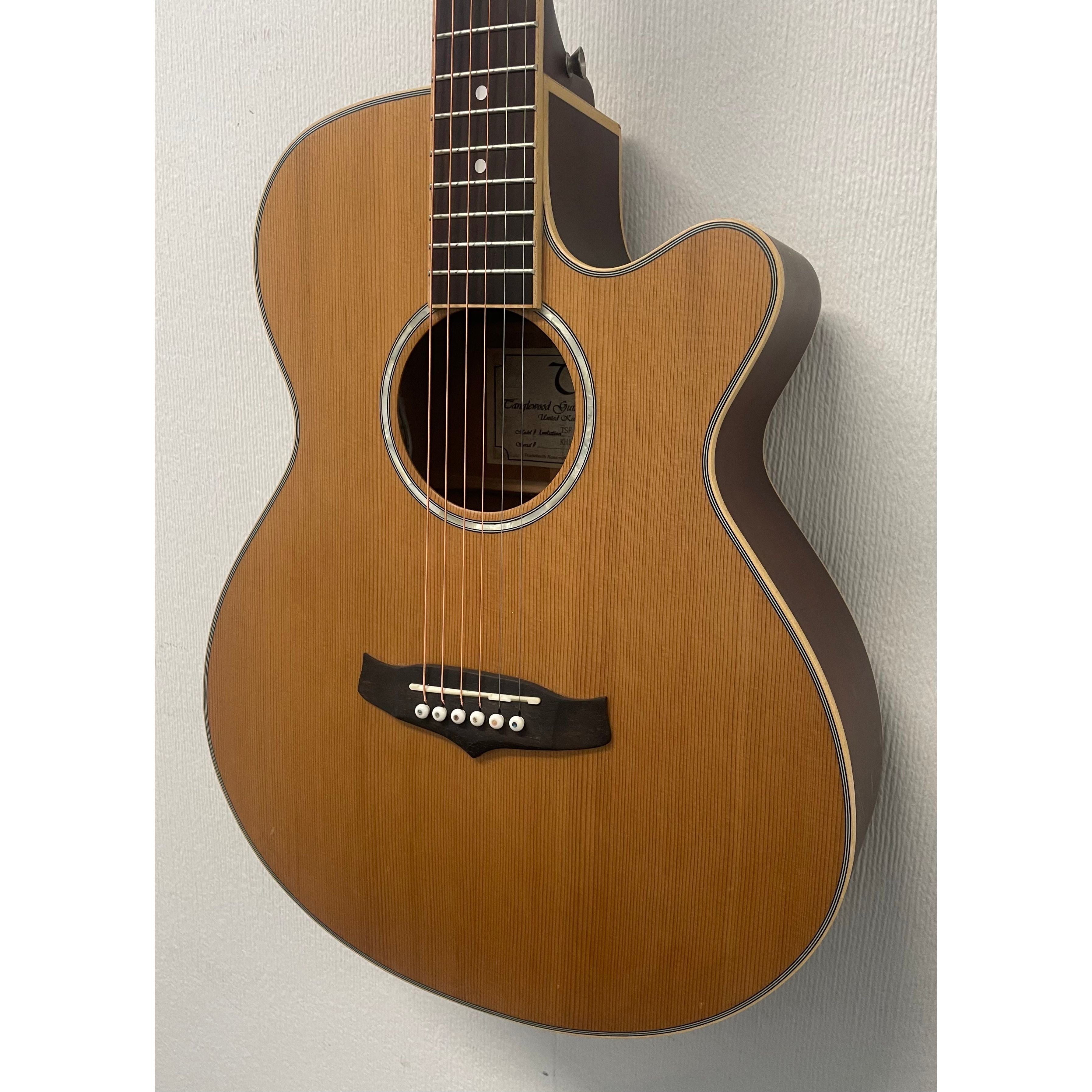 Tanglewood Super Folk TSF CE N Evolution IV Electro Acoustic Guitar Pre-Owned