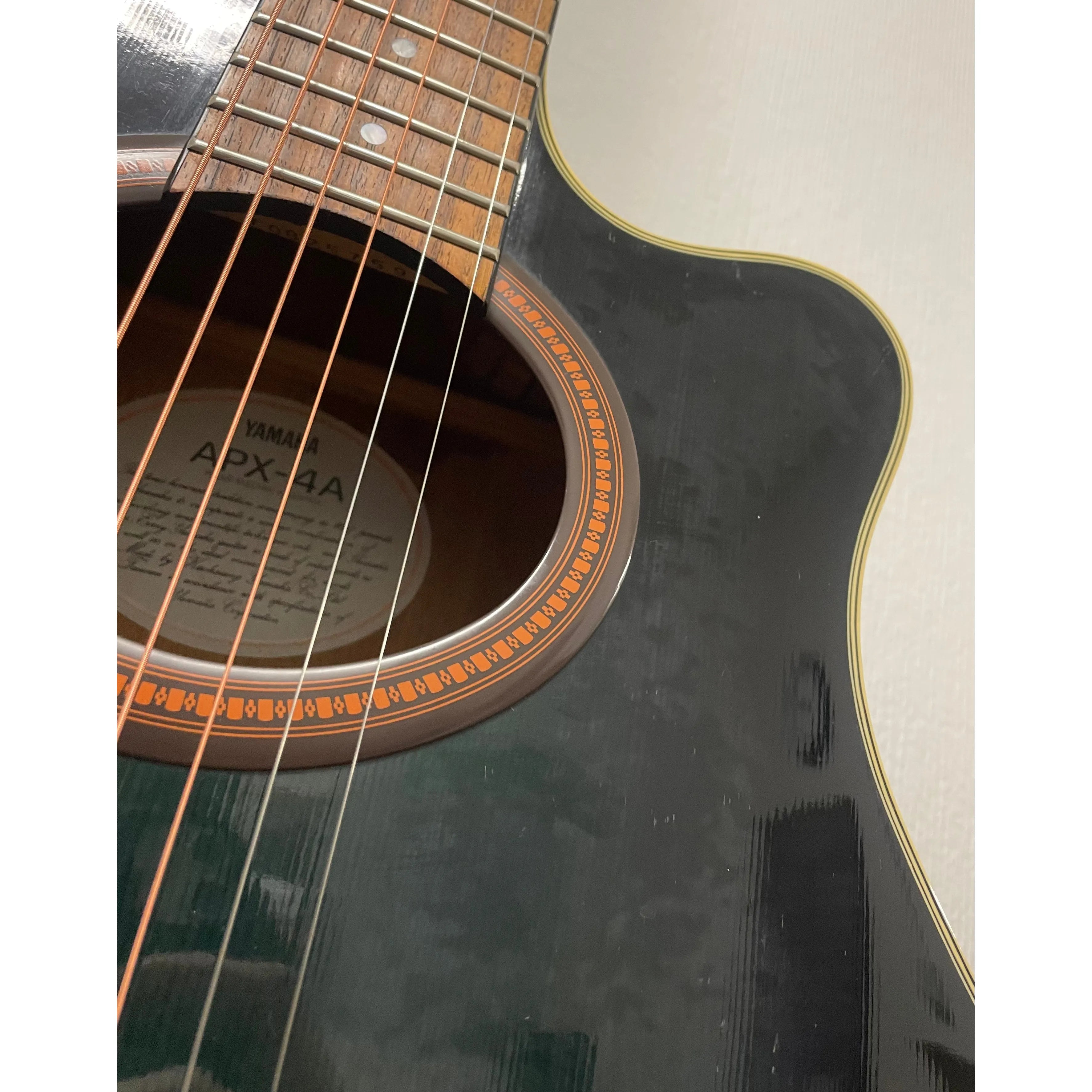 Yamaha APX-4A Electro Acoustic Guitar in Teal Pre-Owned