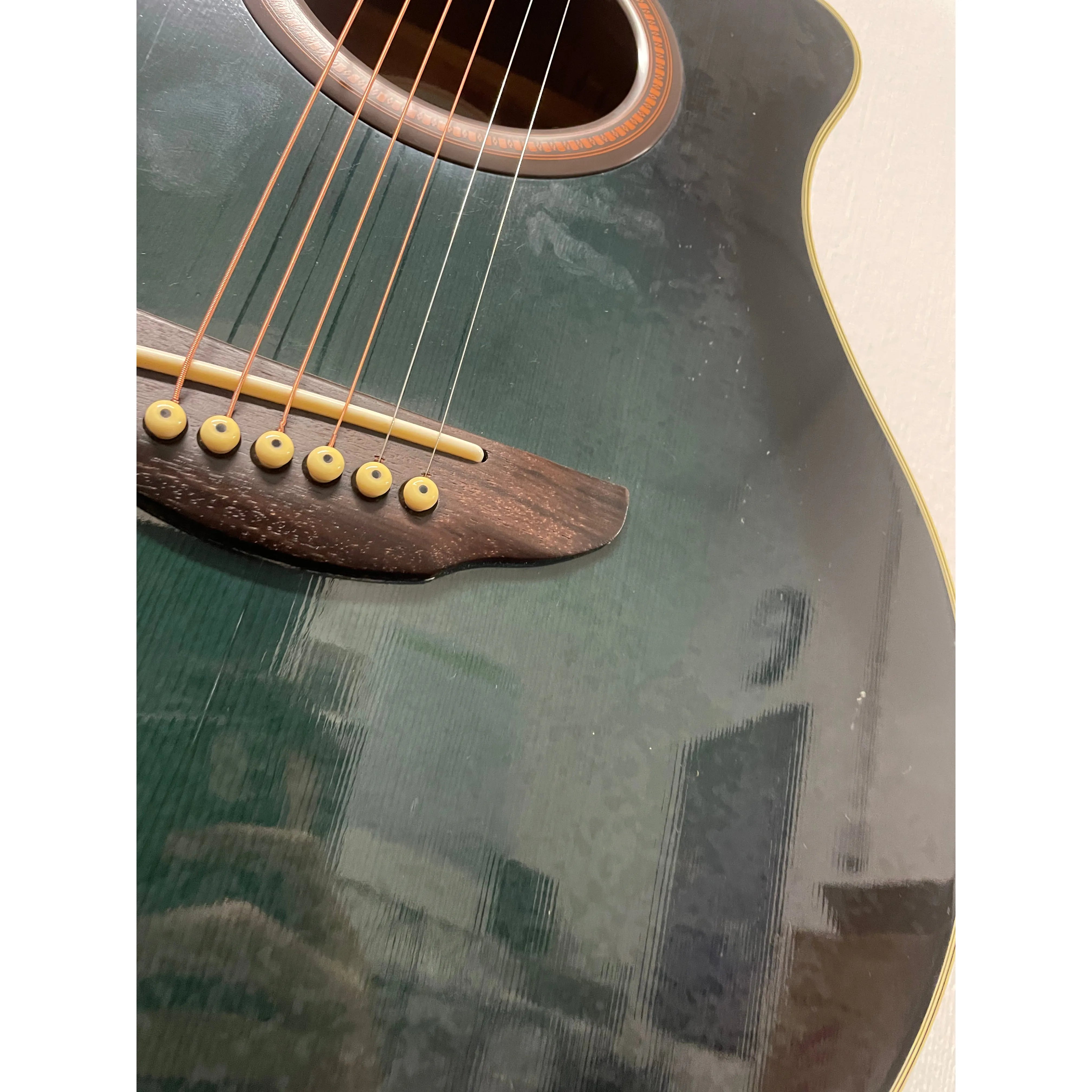 Yamaha APX-4A Electro Acoustic Guitar in Teal Pre-Owned