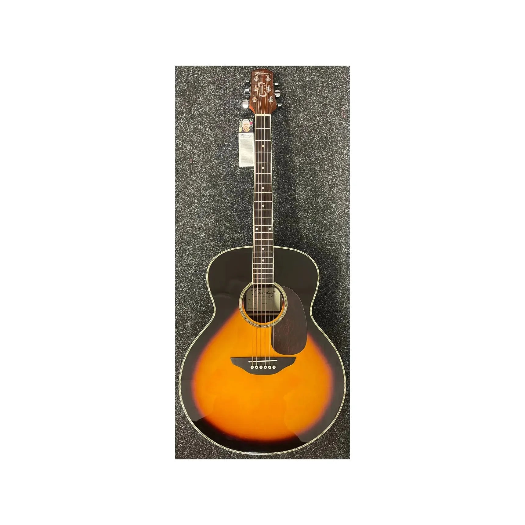 Fairclough Acoustic - Nightingale with Tuner and Preamp in Sunburst Pre-Owned