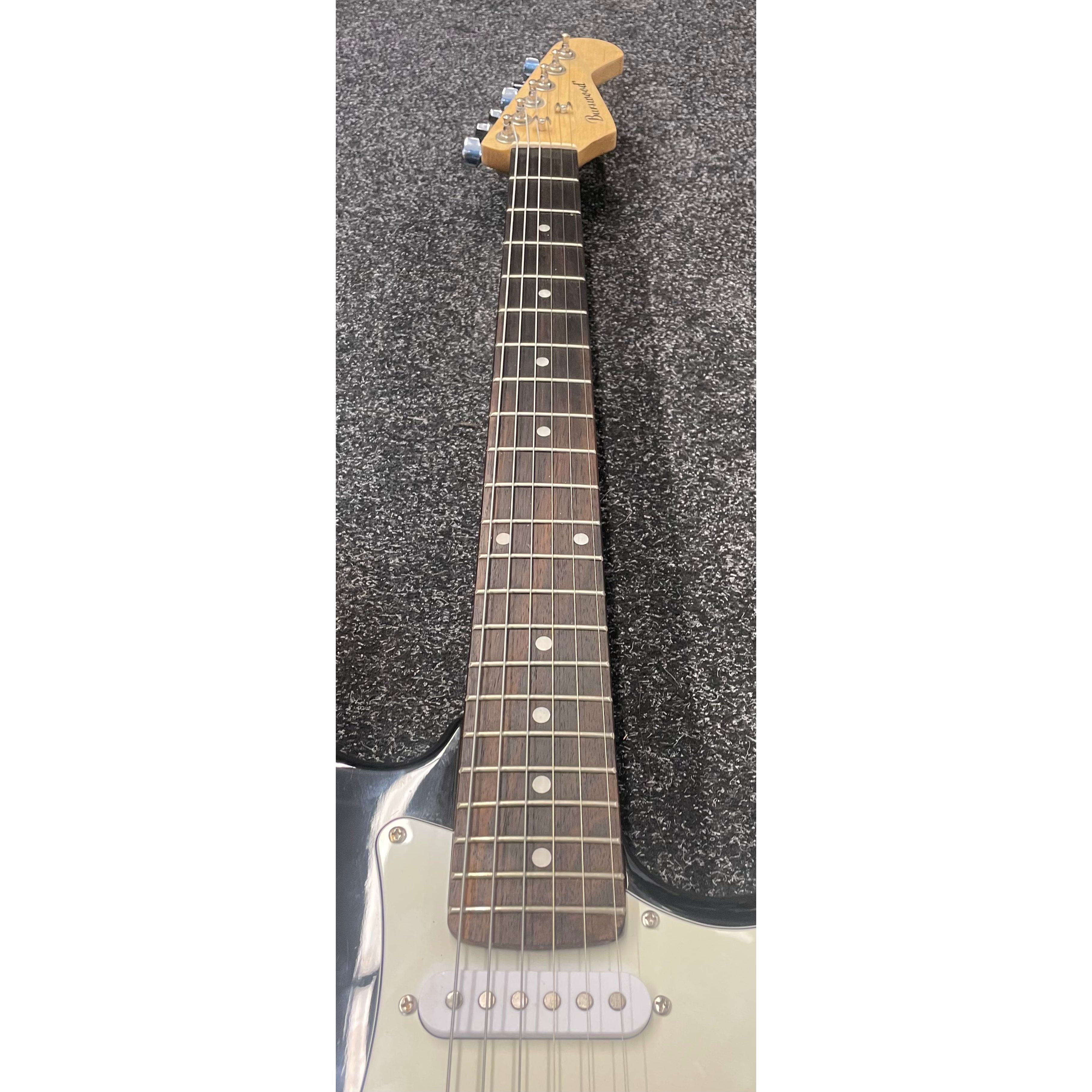 Burswood Stratocaster Style Electric Guitar in Black with Gigbag Pre-Owned