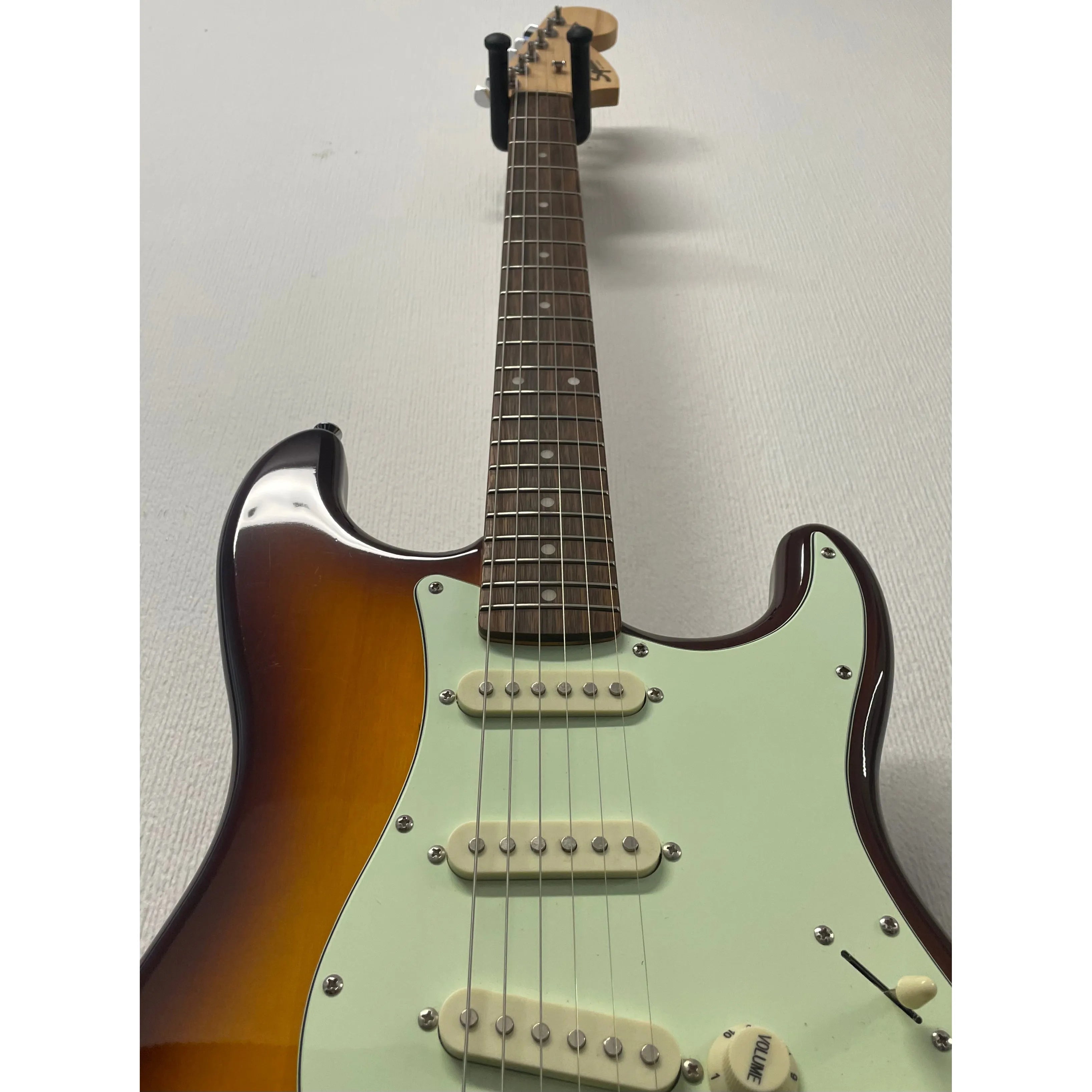 Squier Standard Series Stratocaster SSS Electric Guitar in Amber Burst Pre-Owned