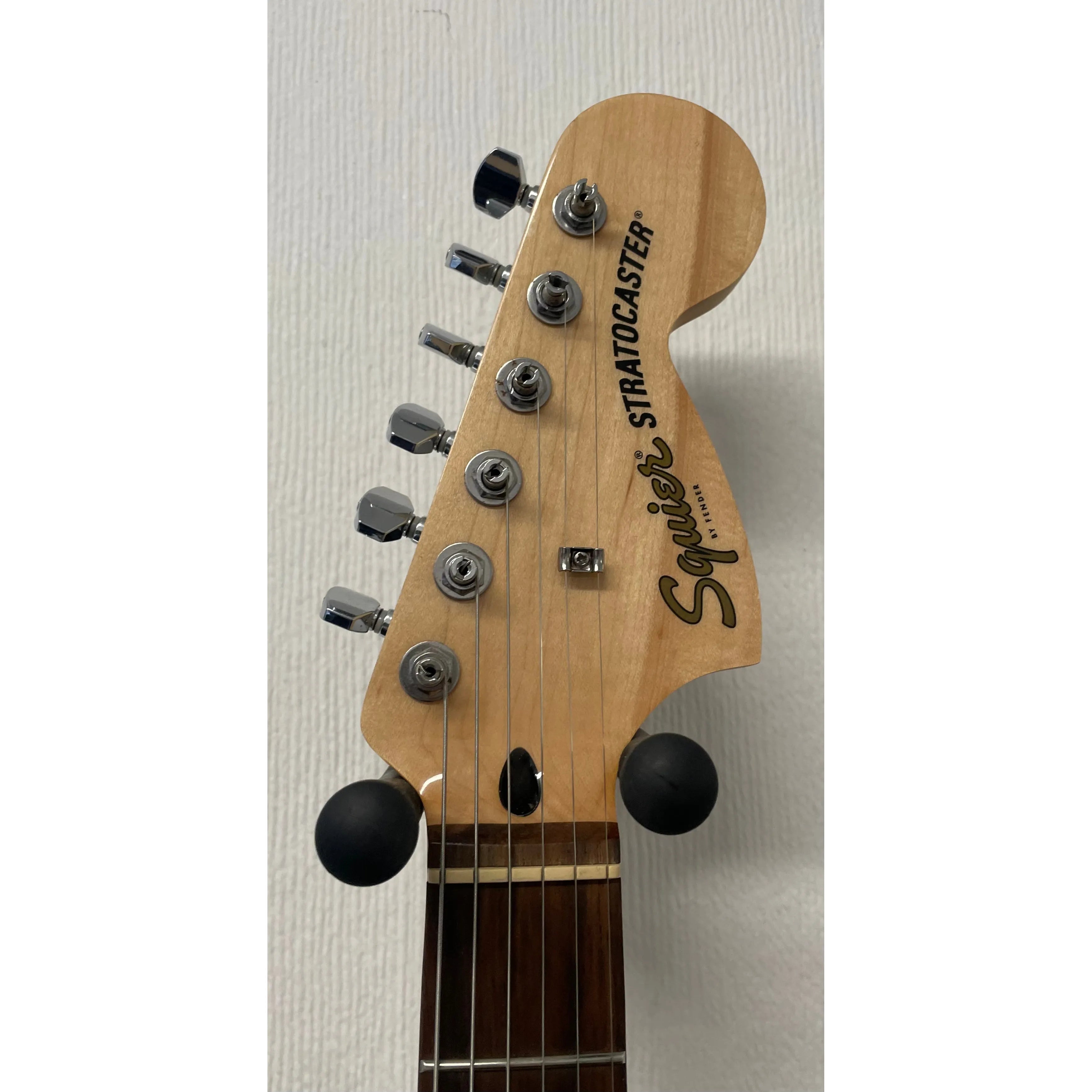 Squier Standard Series Stratocaster SSS Electric Guitar in Amber Burst Pre-Owned