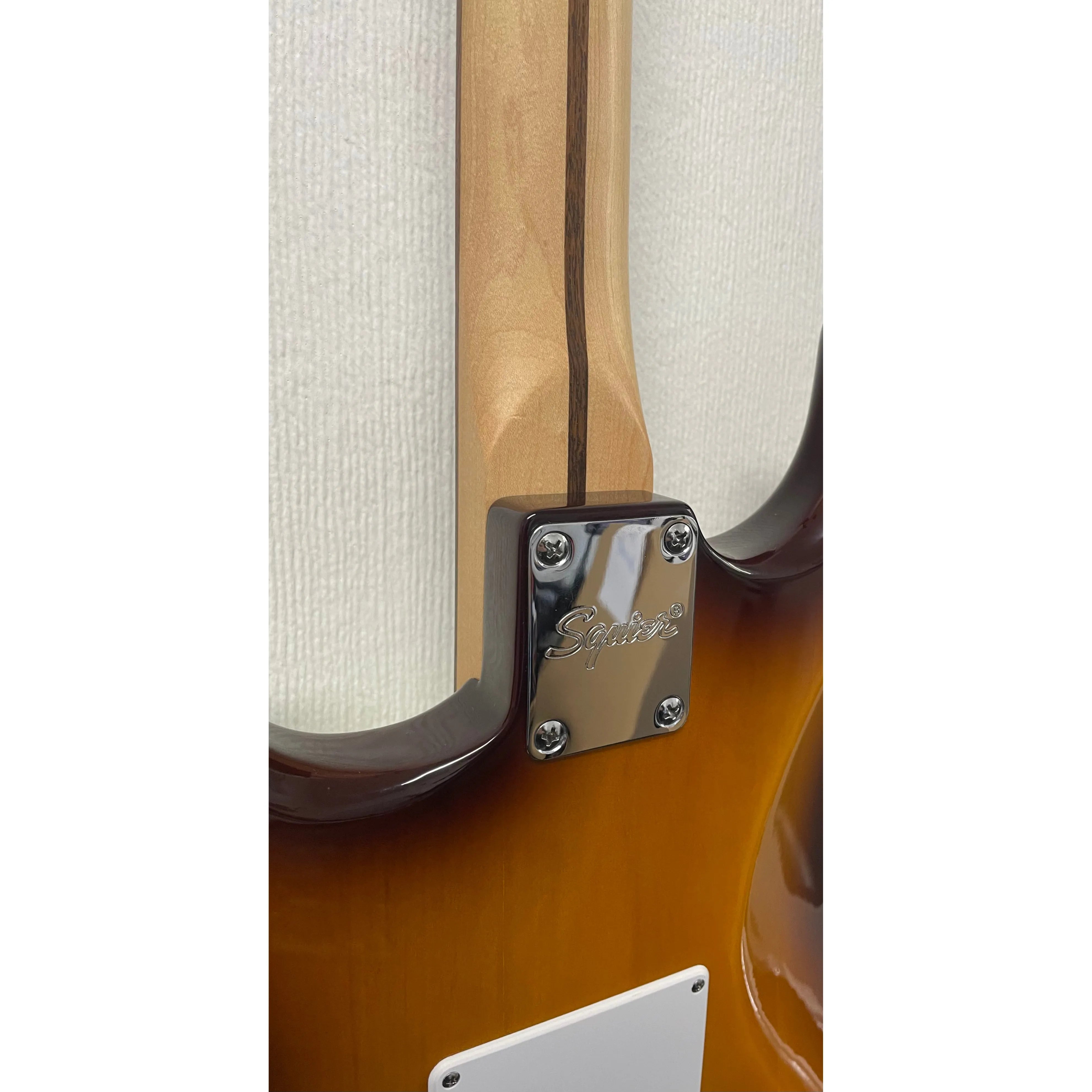 Squier Standard Series Stratocaster SSS Electric Guitar in Amber Burst Pre-Owned