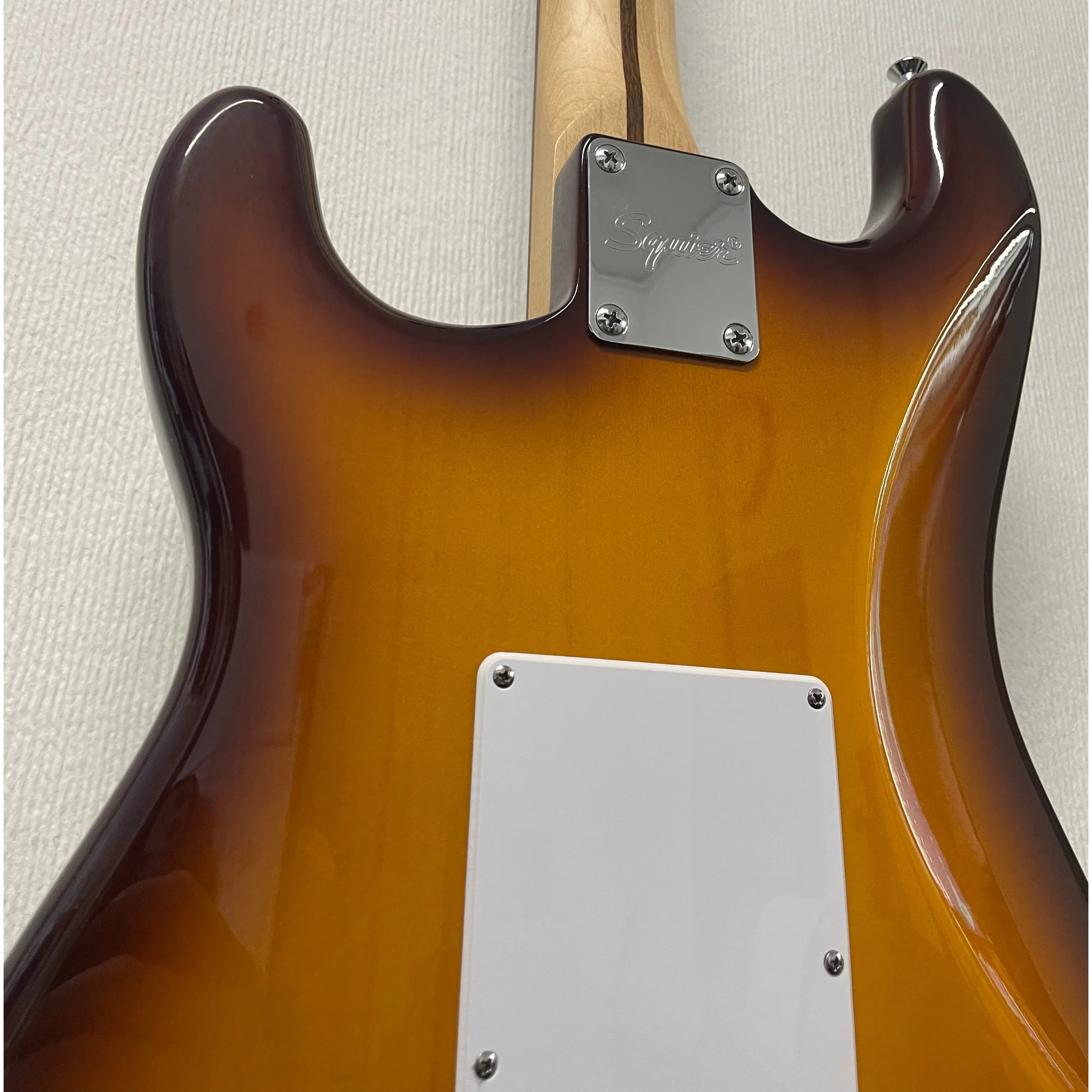 Squier Standard Series Stratocaster SSS Electric Guitar in Amber Burst Pre-Owned