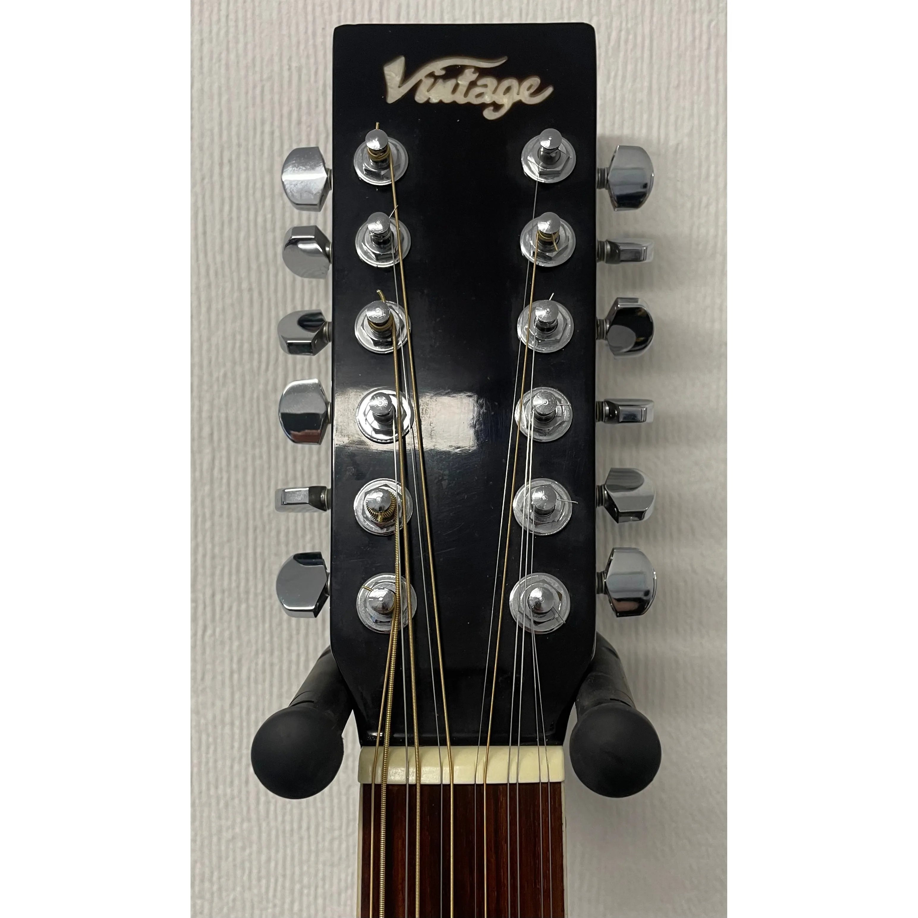 Vintage Dreadnought 12 String Acoustic Guitar in Natural Pre-Owned