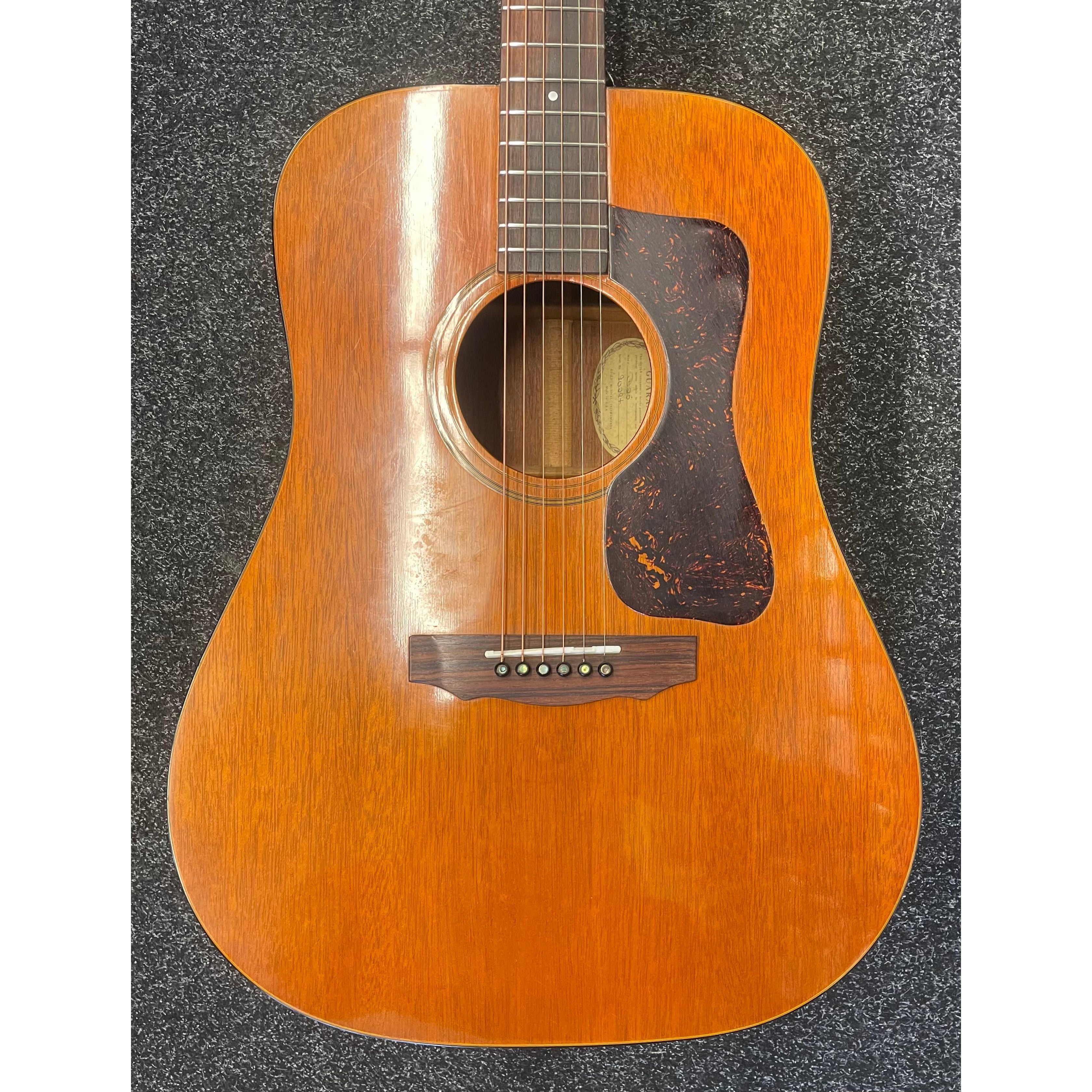 Guild D25 Dreadnought Acoustic Guitar, 1973, Made in the USA with Hardcase Pre-Owned