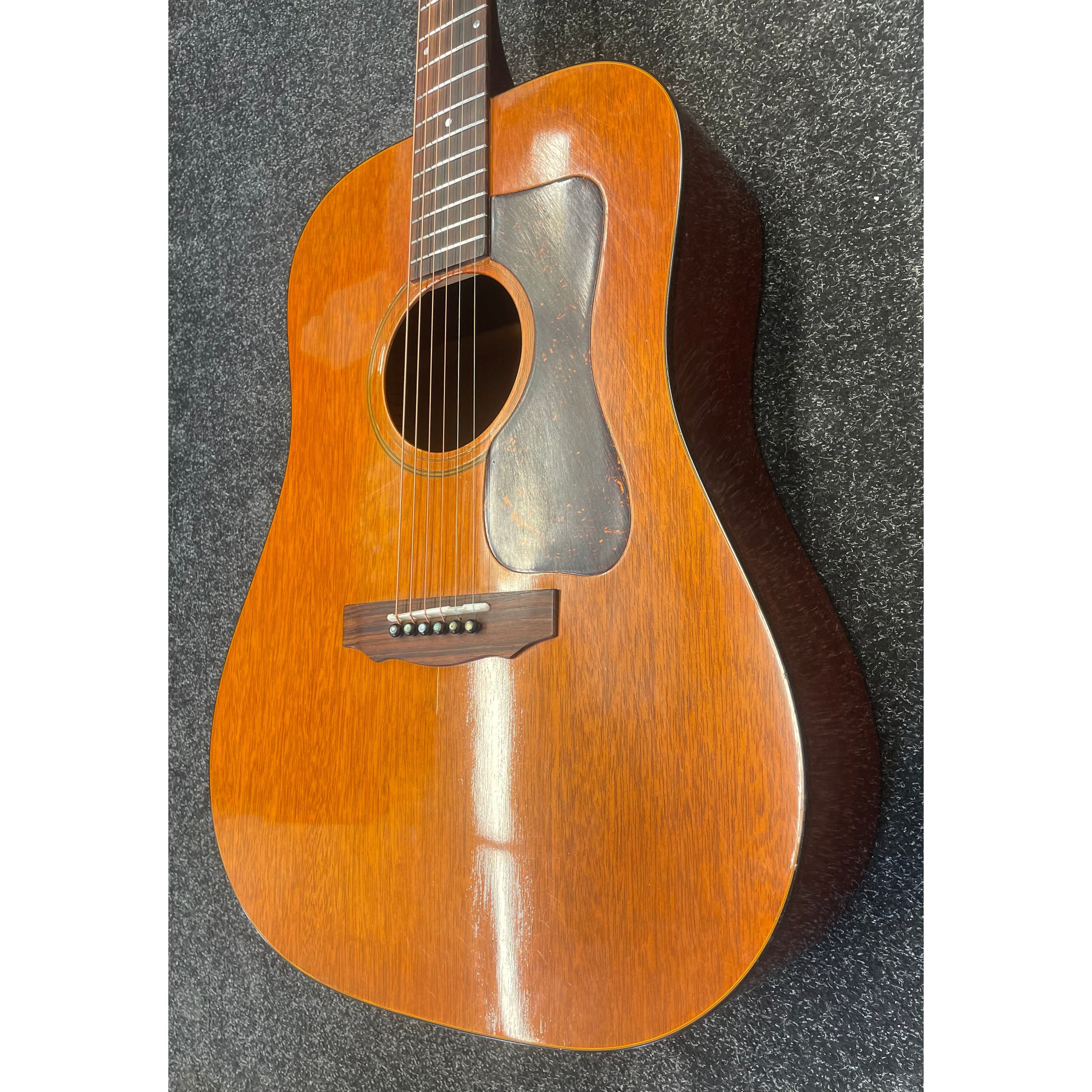 Guild D25 Dreadnought Acoustic Guitar, 1973, Made in the USA with Hardcase Pre-Owned