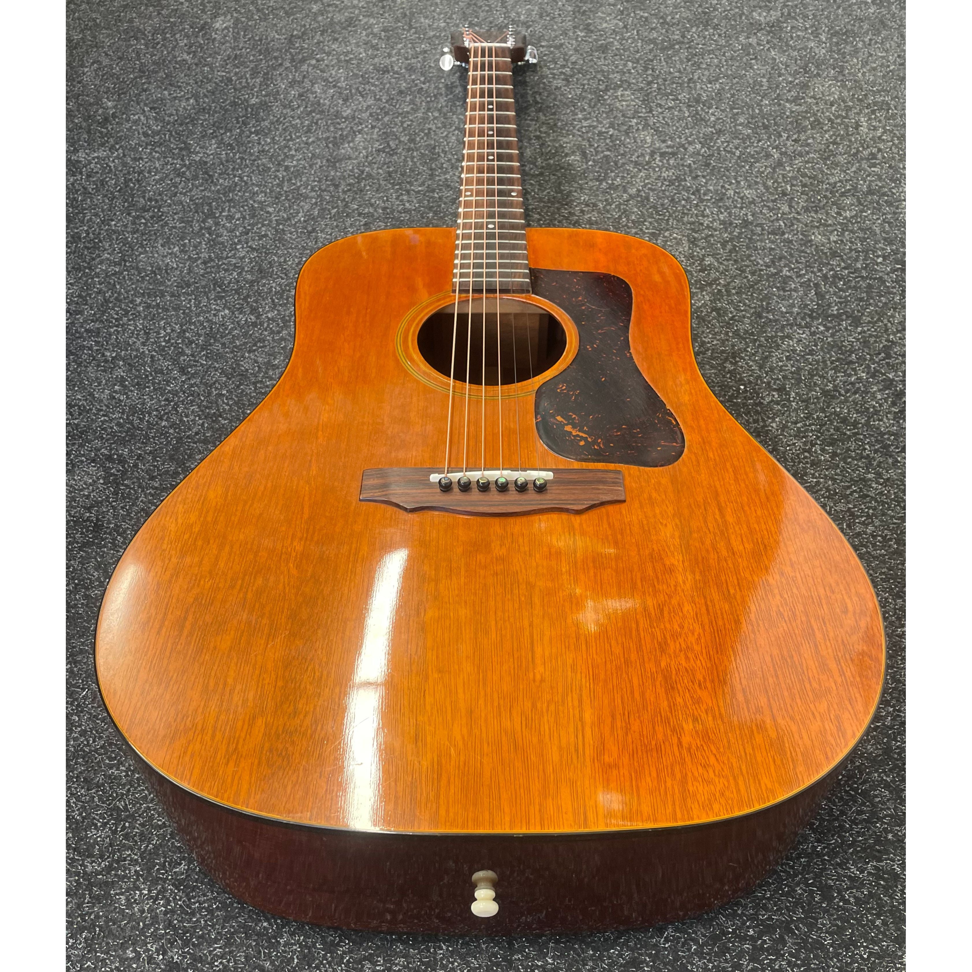 Guild D25 Dreadnought Acoustic Guitar, 1973, Made in the USA with Hardcase Pre-Owned