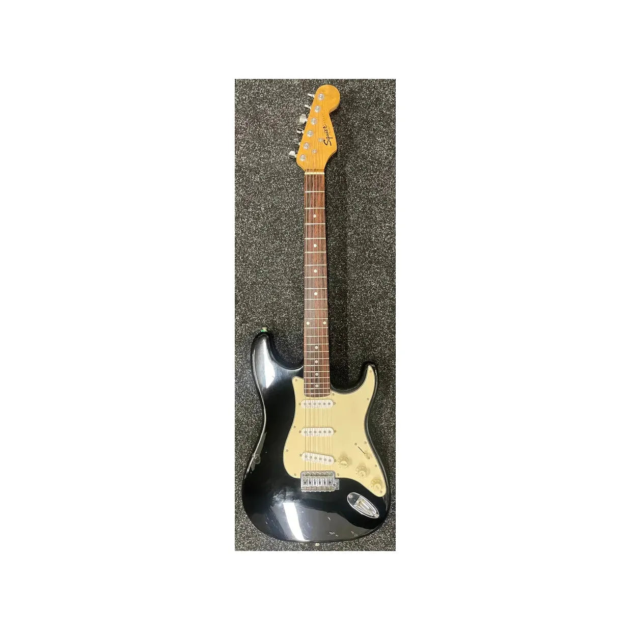 Squier Stratocaster Electric Guitar in Black Pre-Owned