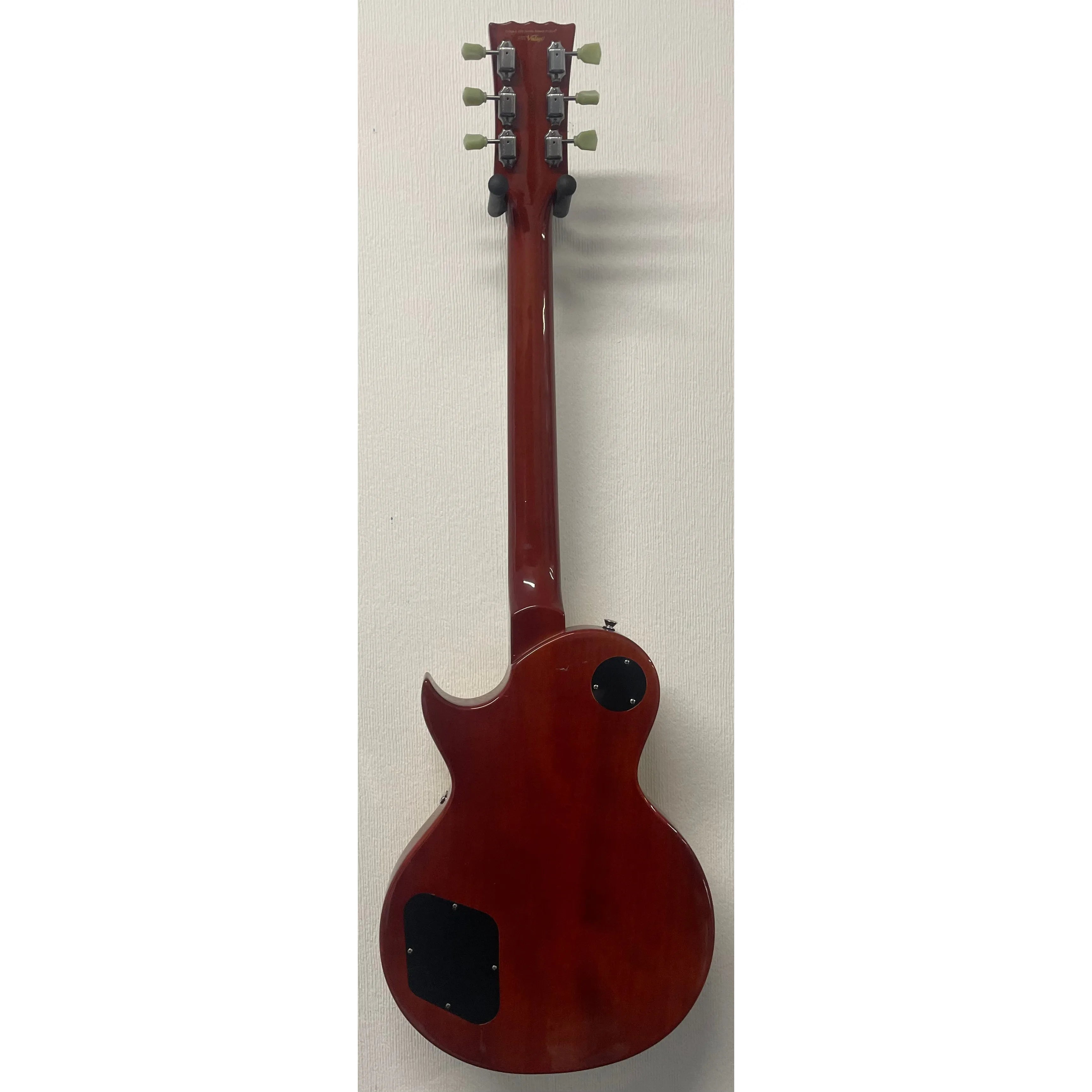 Vintage V100GT Reissue Series Single Cut Electric Guitar with P90s Gold Top Pre-Owned