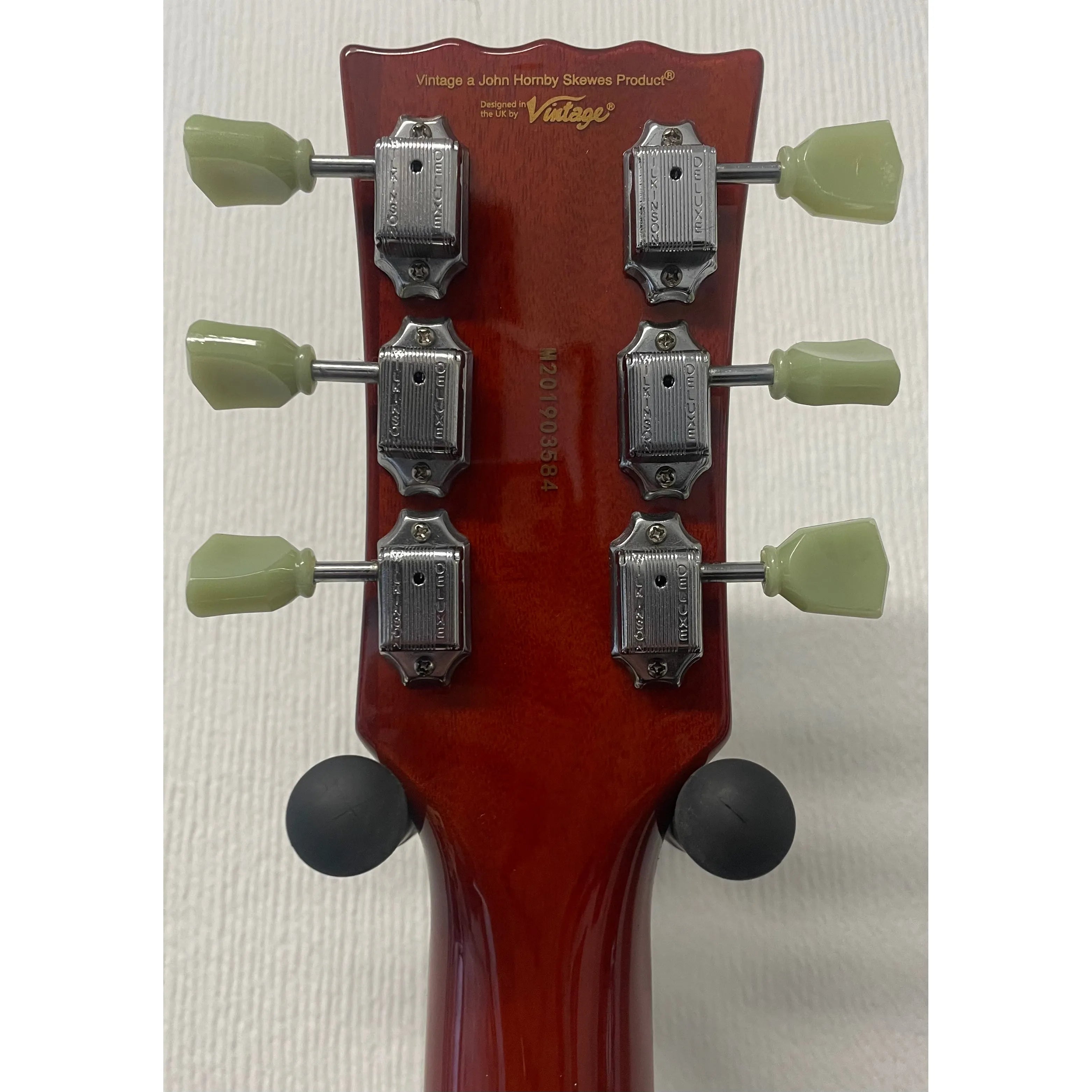 Vintage V100GT Reissue Series Single Cut Electric Guitar with P90s Gold Top Pre-Owned