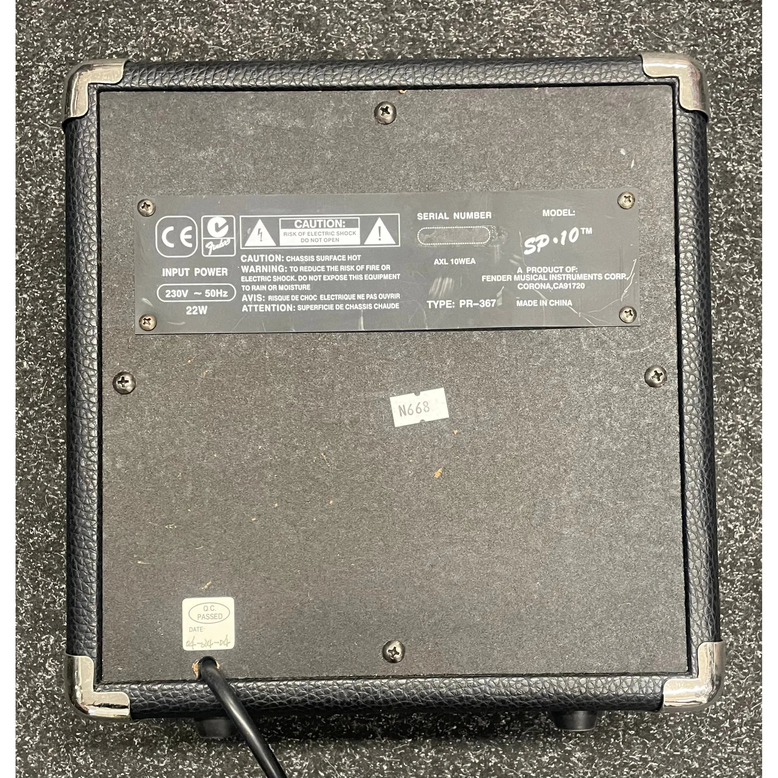 Squier SP10 10w Guitar Combo Amplifier with 1x6" Speaker Pre-Owned