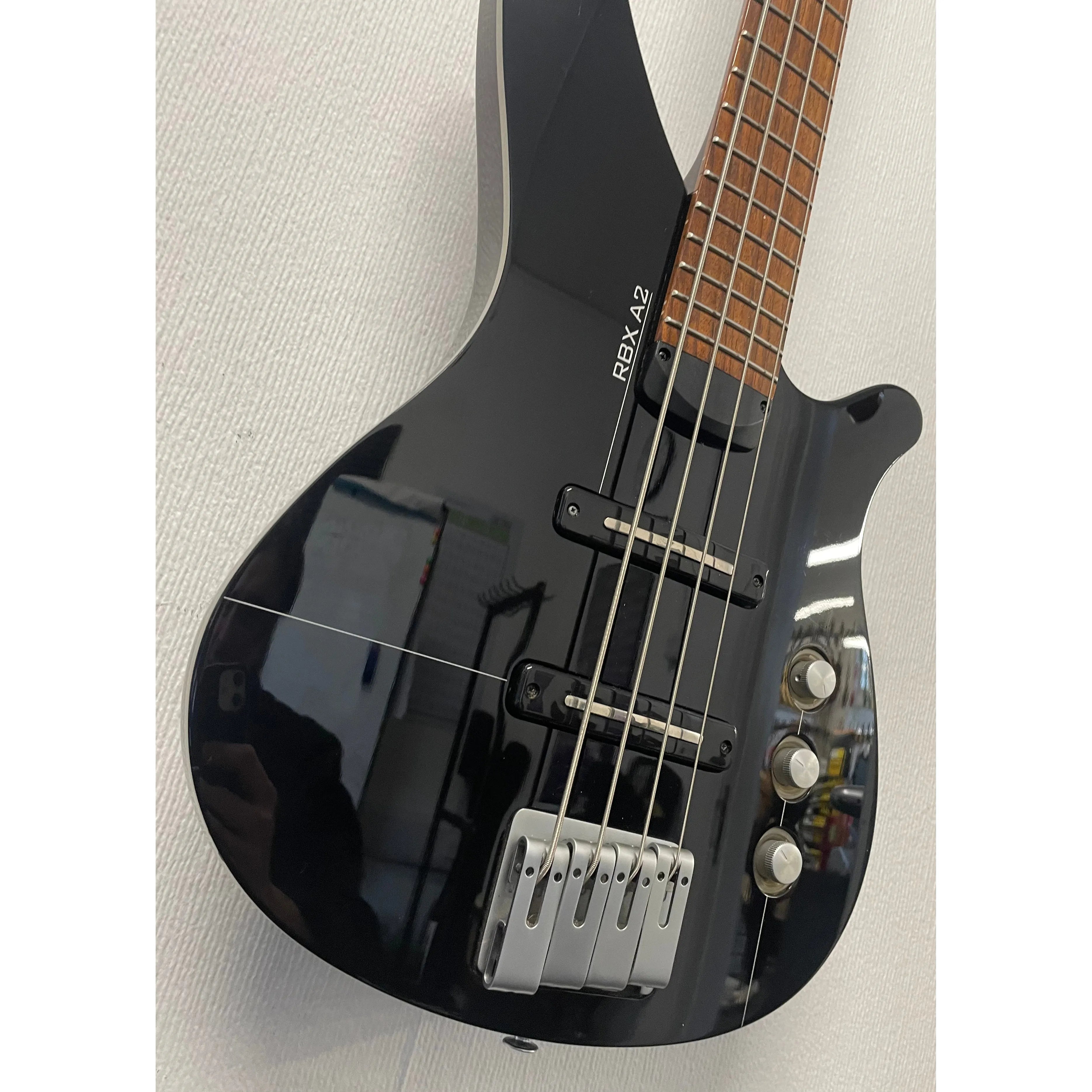 Yamaha RBX A2 Electric Bass Guitar in Black Pre-Owned – The Music Bank Yamaha RBX A2 Electric Bass Guitar in Black Pre-Owned – The Music Bank
