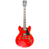 Harley Benton HB35 Plus Hollowbody Electric Guitar in Cherry with Hardcase Pre-Owned