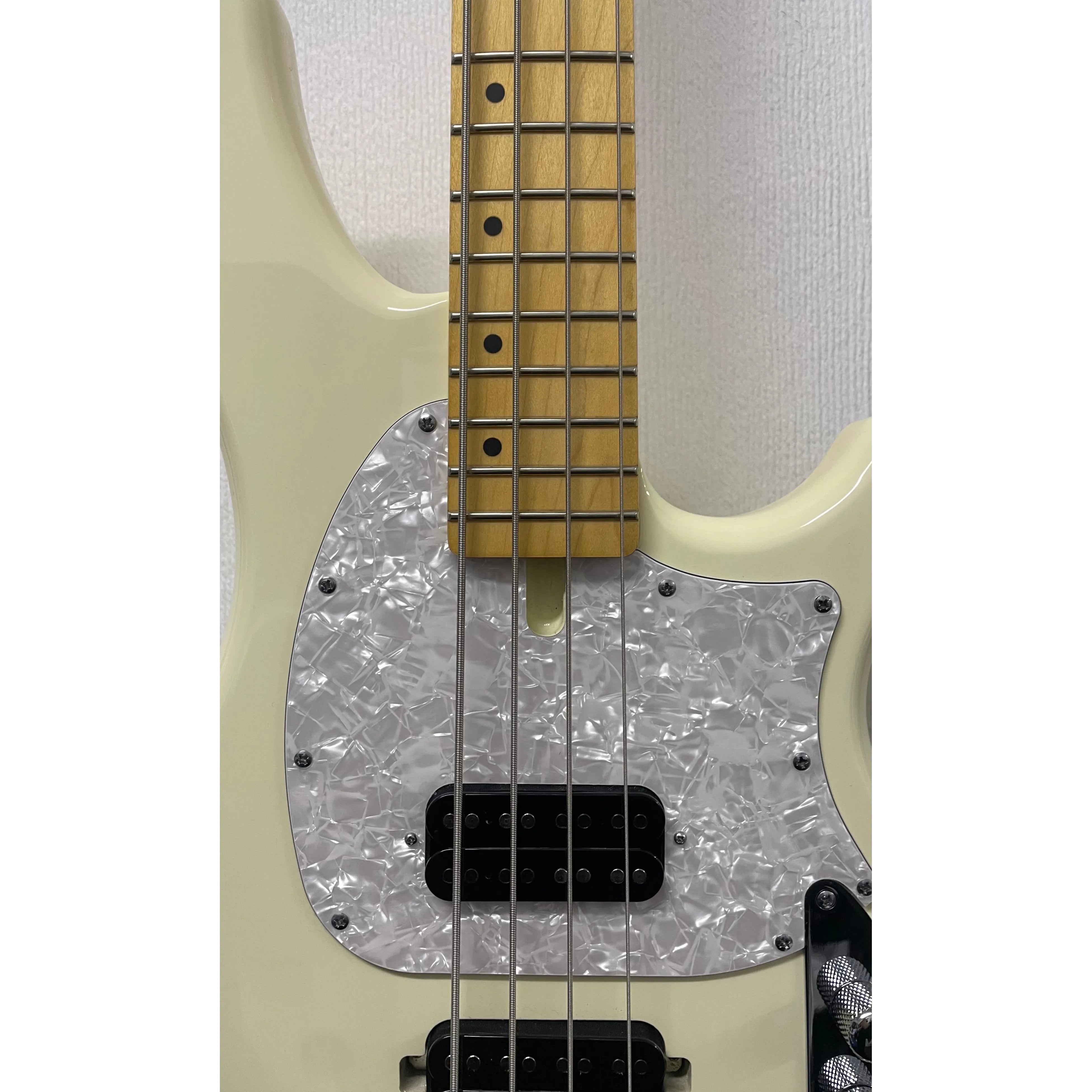 Schecter CV-4 Electric Bass Guitar in Ivory Pre-Owned