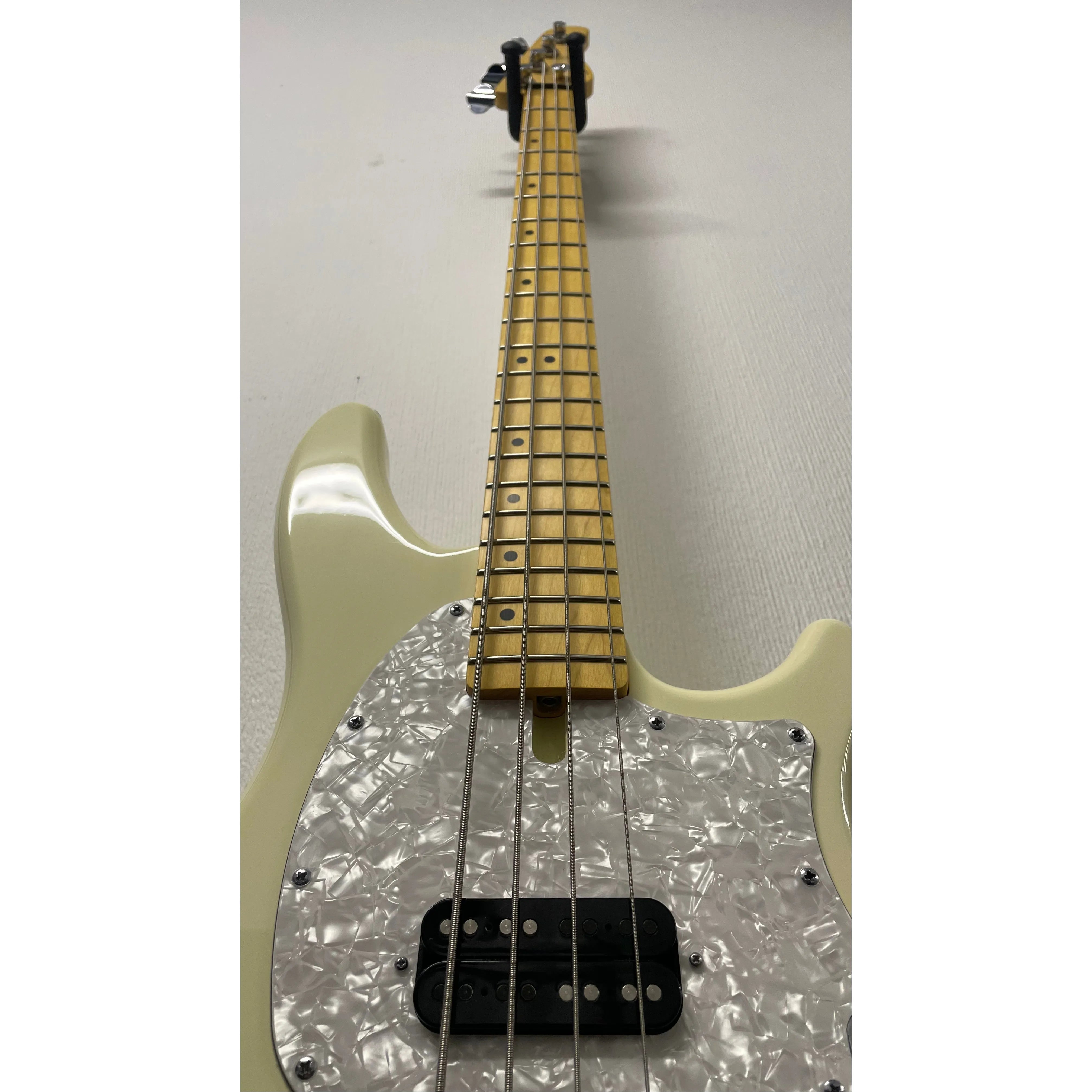 Schecter CV-4 Electric Bass Guitar in Ivory Pre-Owned