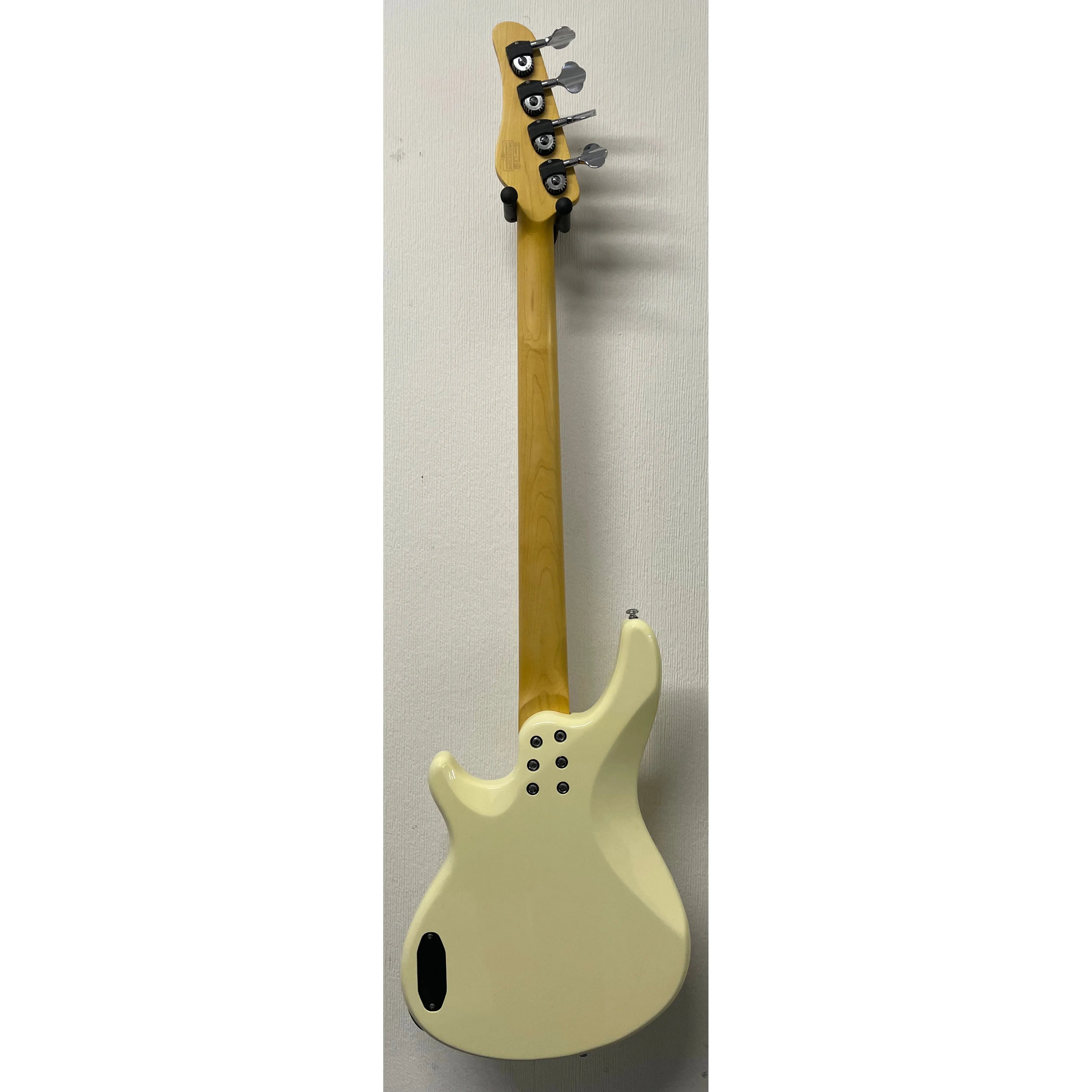 Schecter CV-4 Electric Bass Guitar in Ivory Pre-Owned
