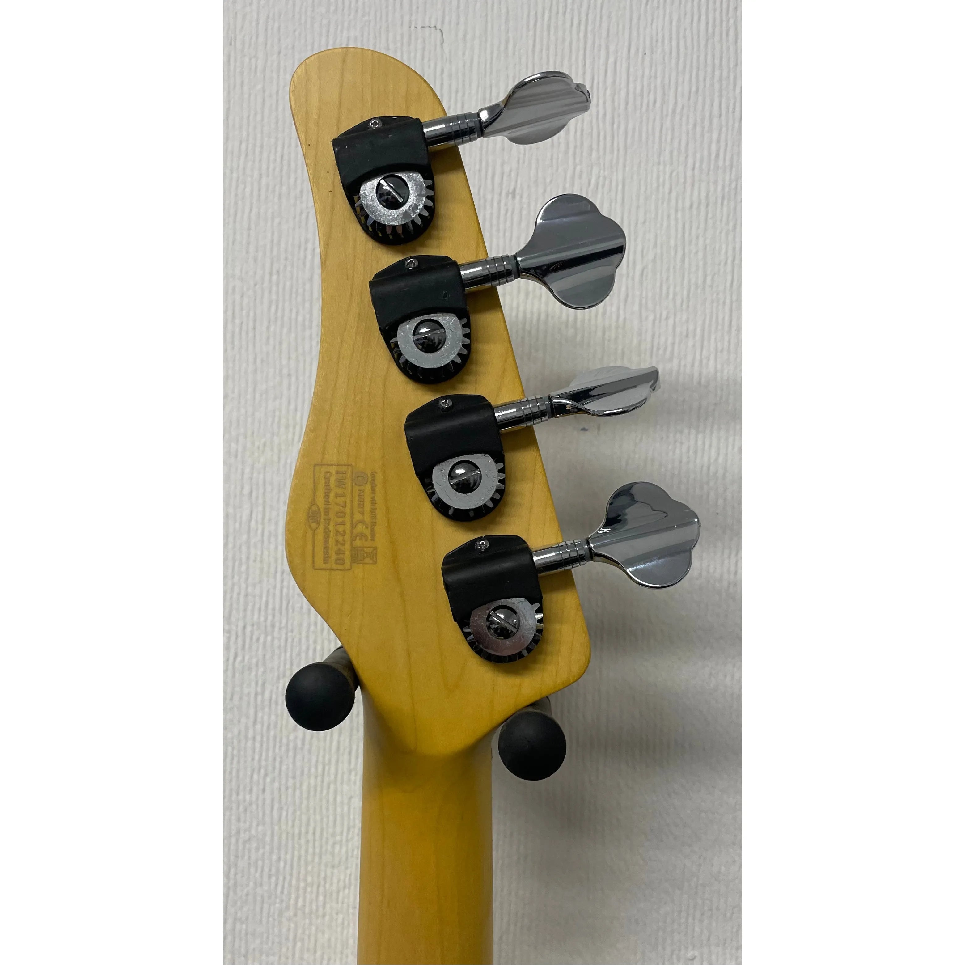 Schecter CV-4 Electric Bass Guitar in Ivory Pre-Owned