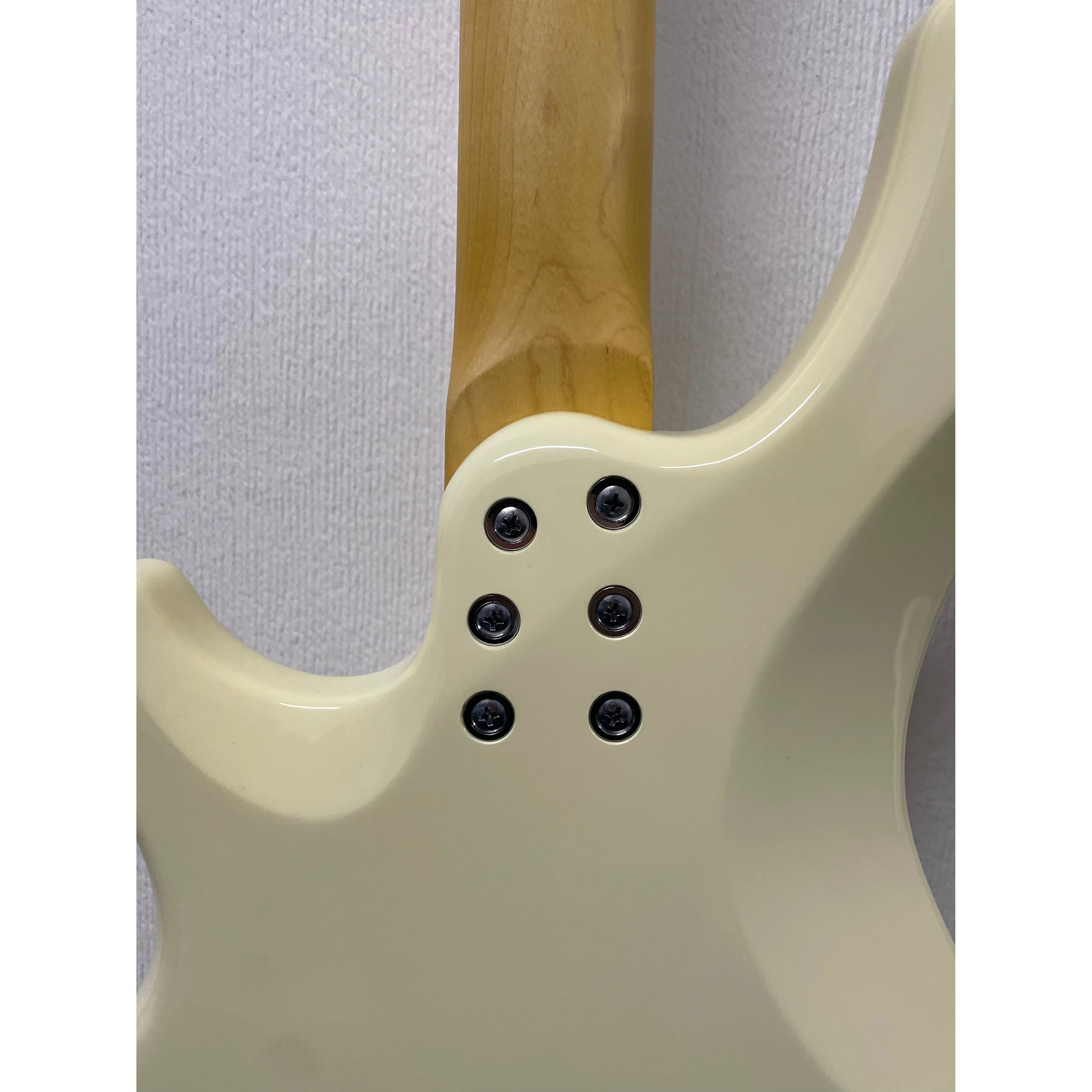 Schecter CV-4 Electric Bass Guitar in Ivory Pre-Owned